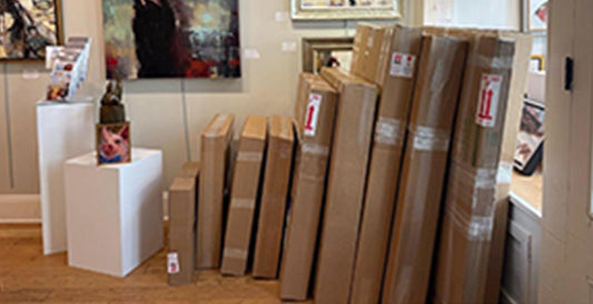 Shipping Art from Charleston to the World - LePrince Charleston Art Galleries on King Street