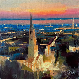 Nightfall in the Holy City, study by Ignat Ignatov at LePrince Galleries