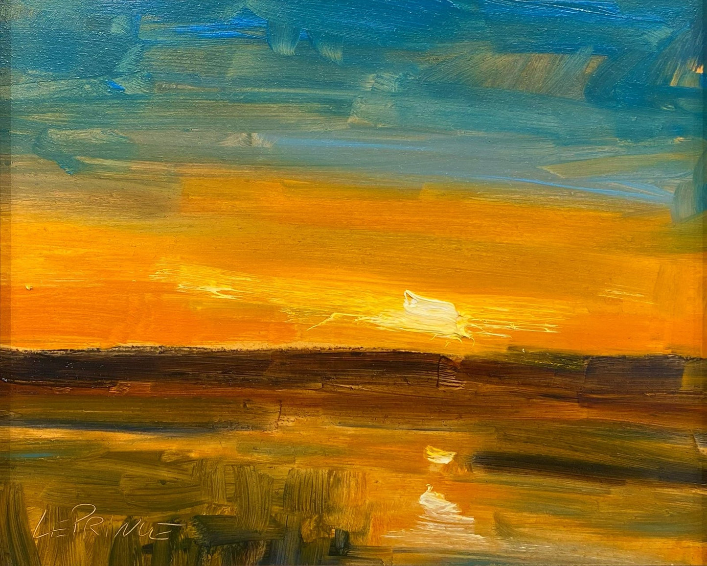 Golden Sunset by Kevin LePrince at LePrince Galleries