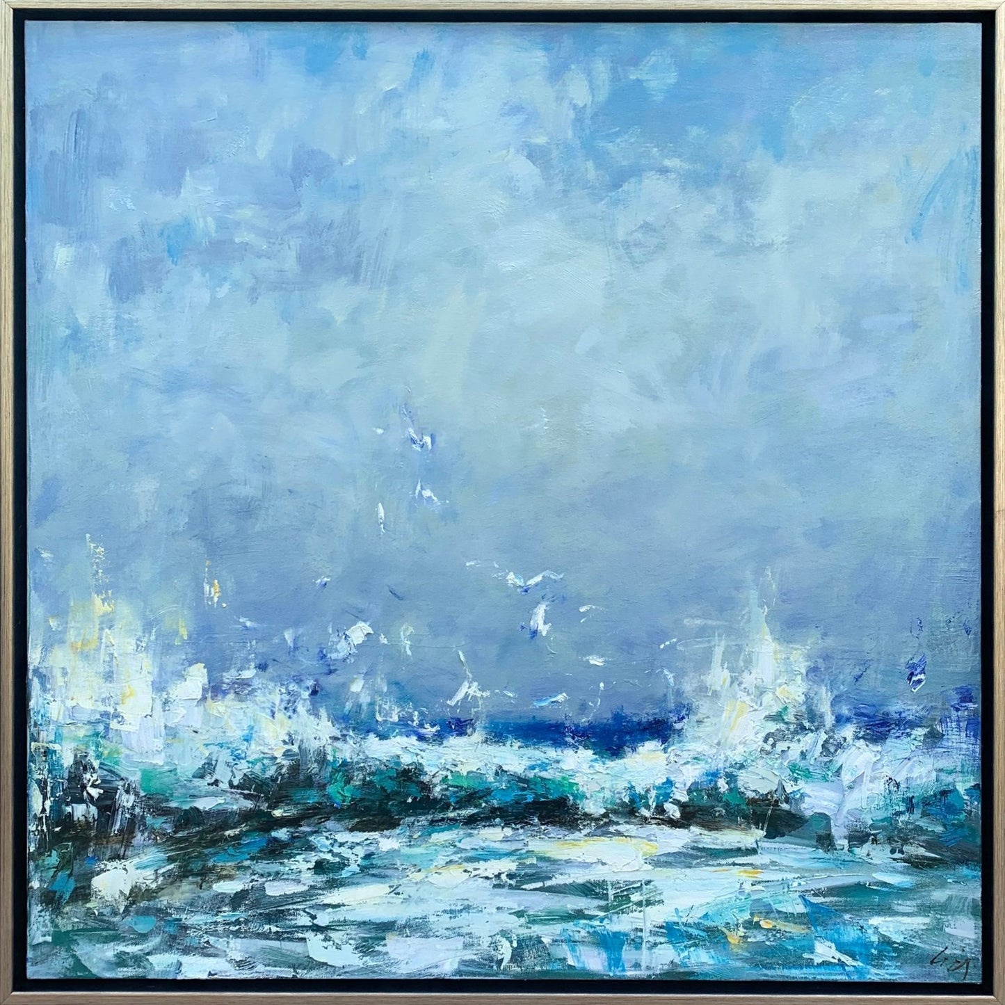 White Wave by Ning Lee at LePrince Galleries