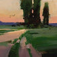 Cypress Sunset in Toscana ll by Thorgrimur Einarsson at LePrince Galleries