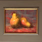 Rich Red and Golden Pears by Stacy Barter at LePrince Galleries