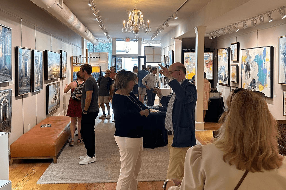 Enjoy a Self-Guided Charleston Art Tour with Walking Map - LePrince Charleston Art Galleries on King Street