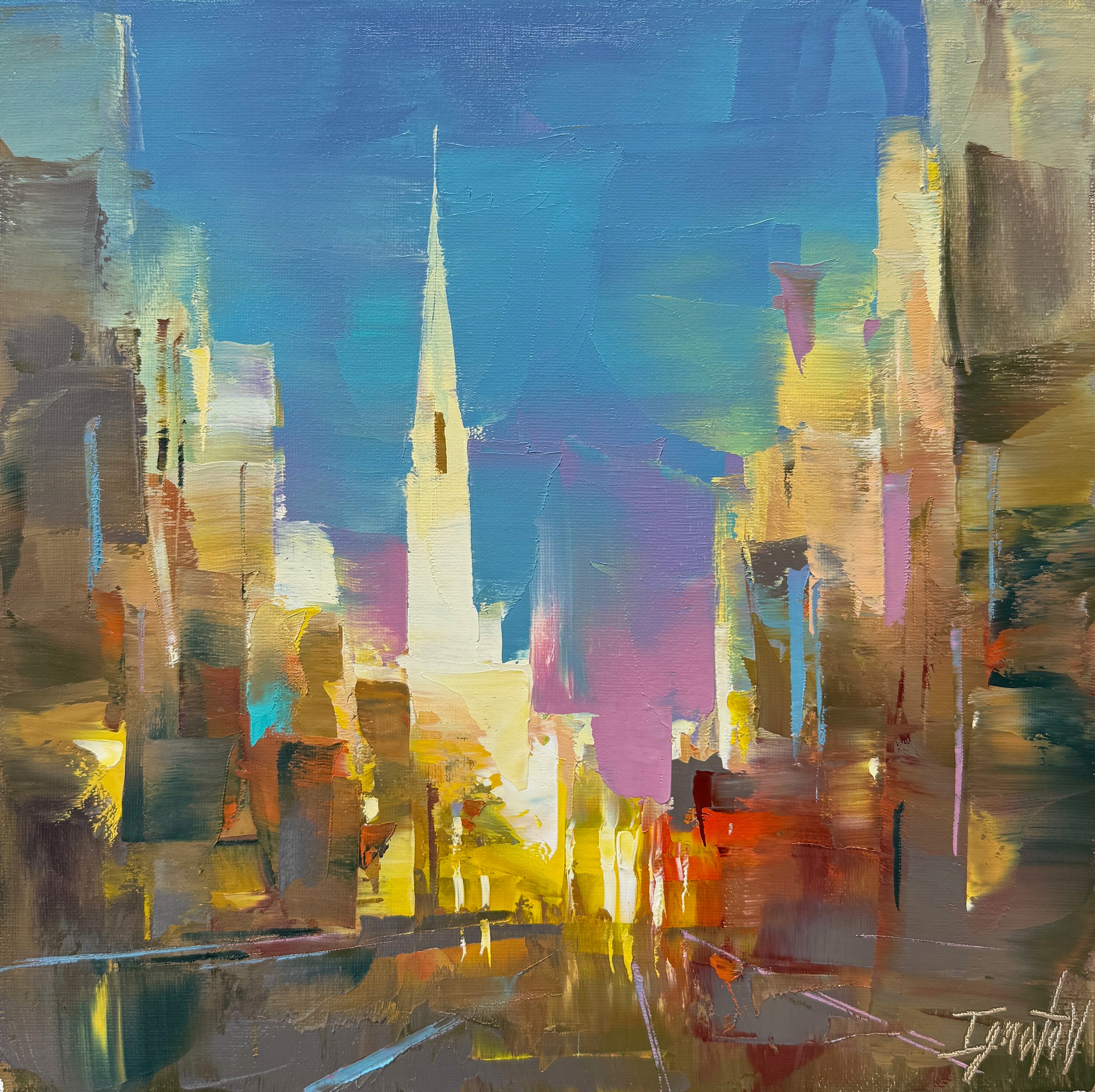 Charleston Cityscape Evening