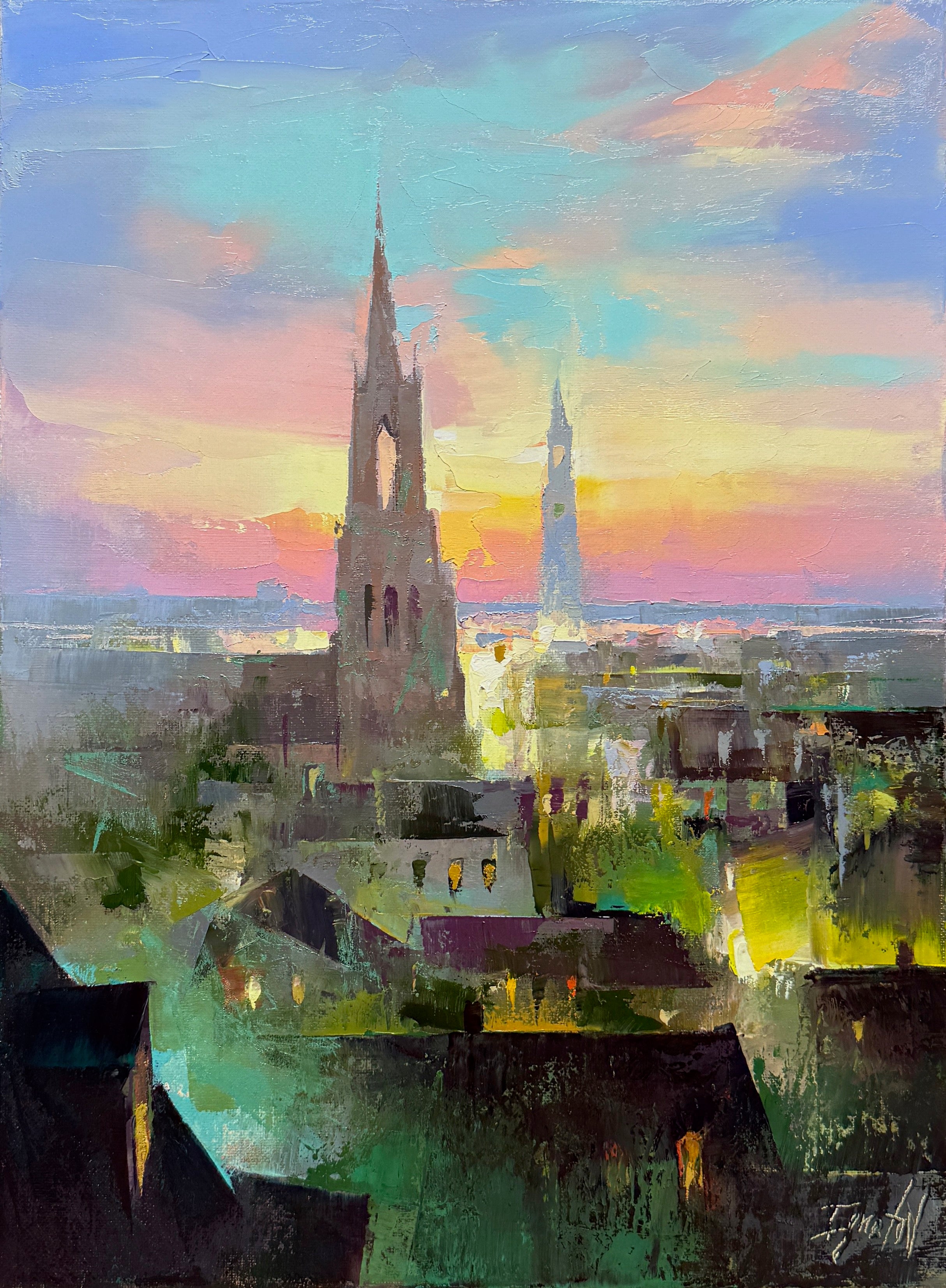 Broad Street at Dusk