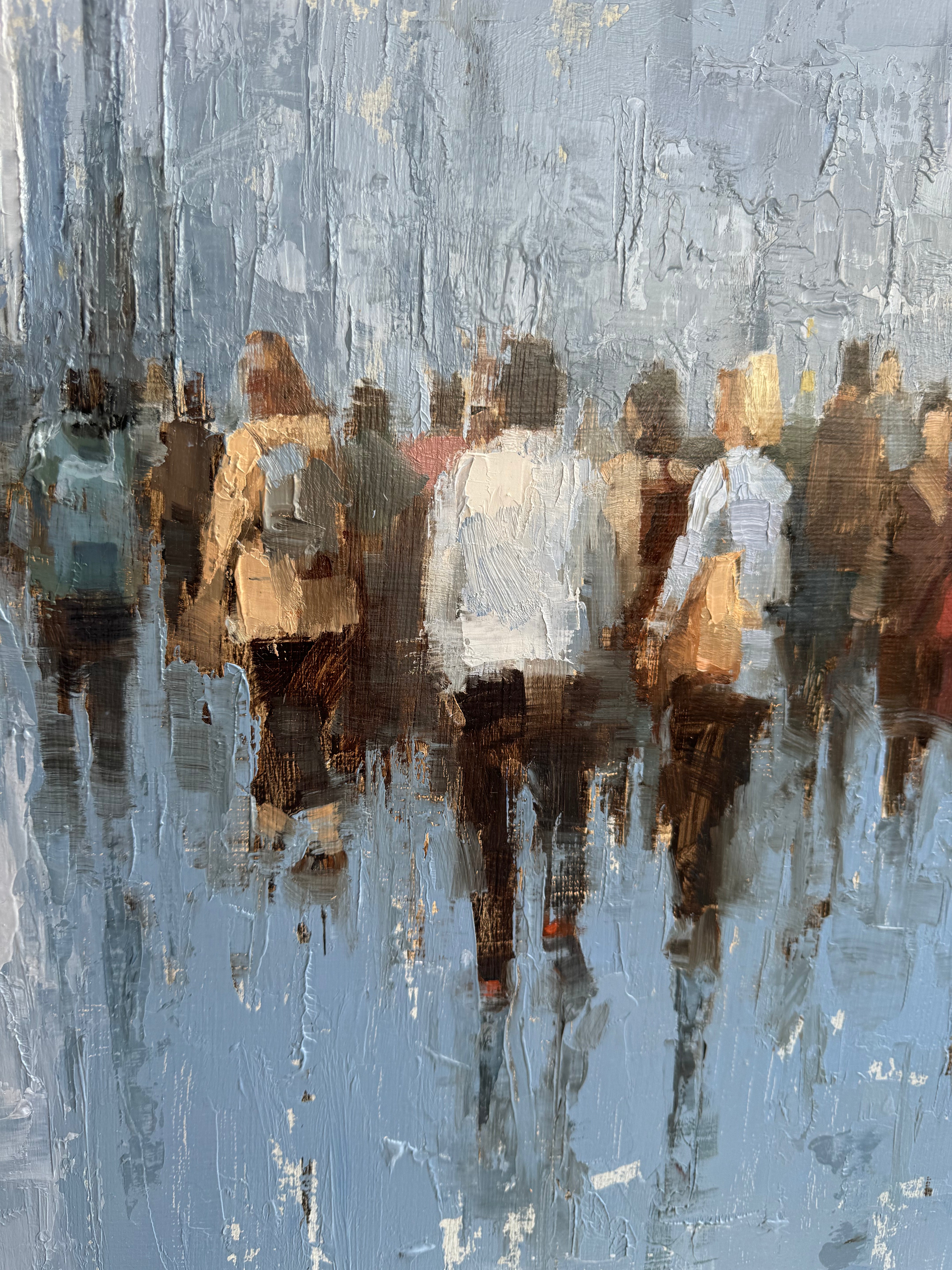 Figures in Blue Landscape