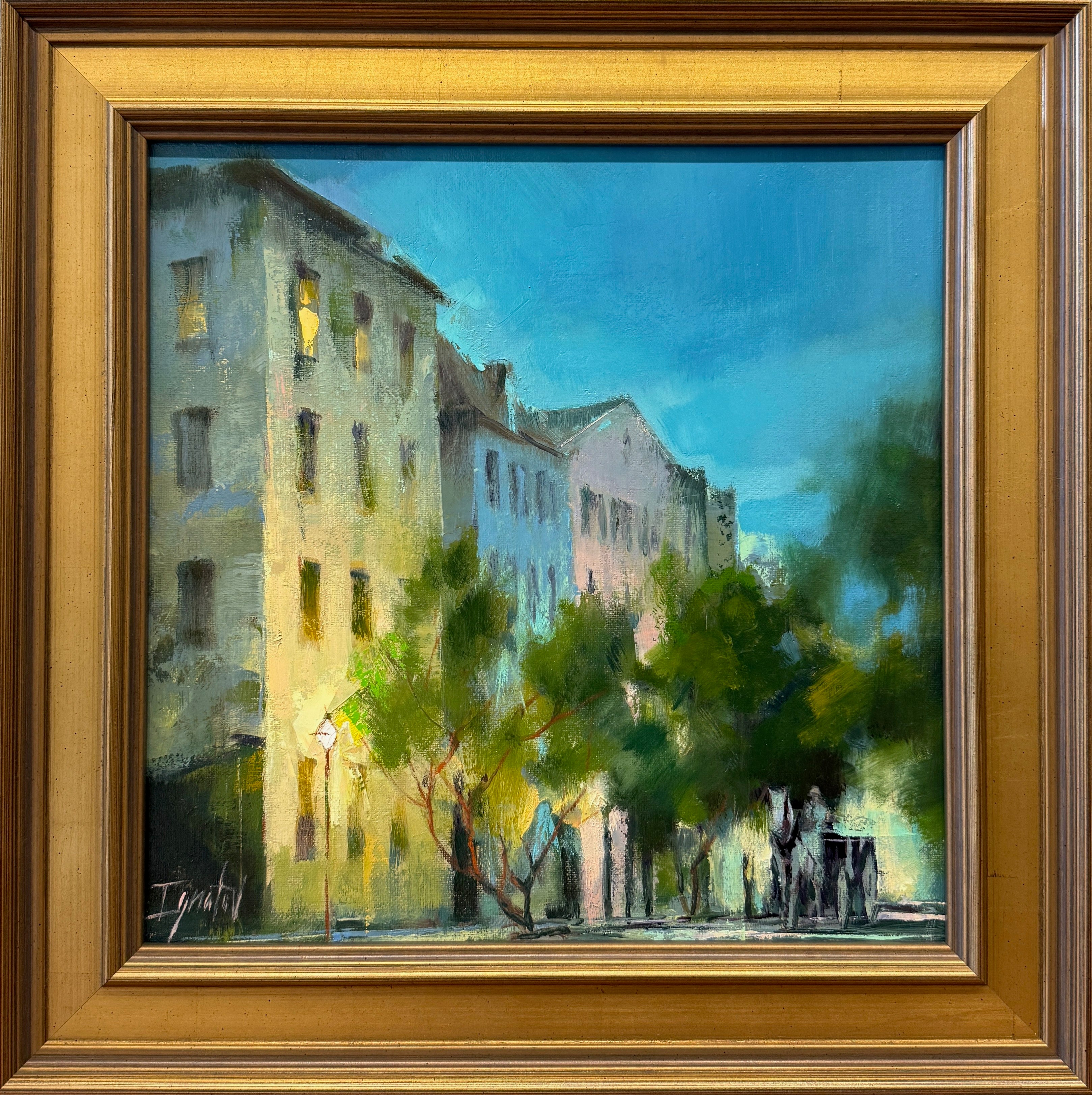 Rainbow Row Nocturne