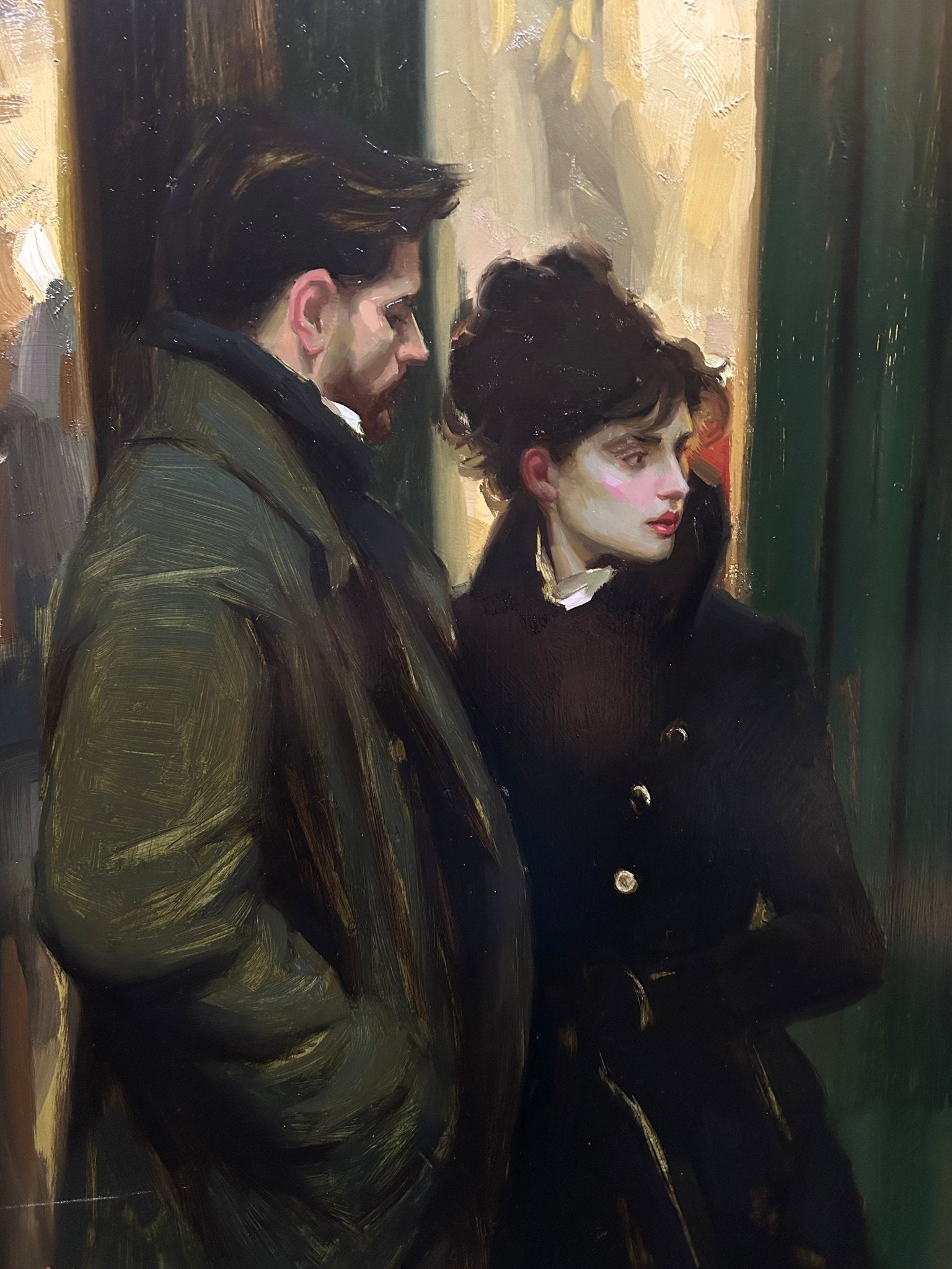 Corner Discussion by Aaron Westerberg at LePrince Galleries