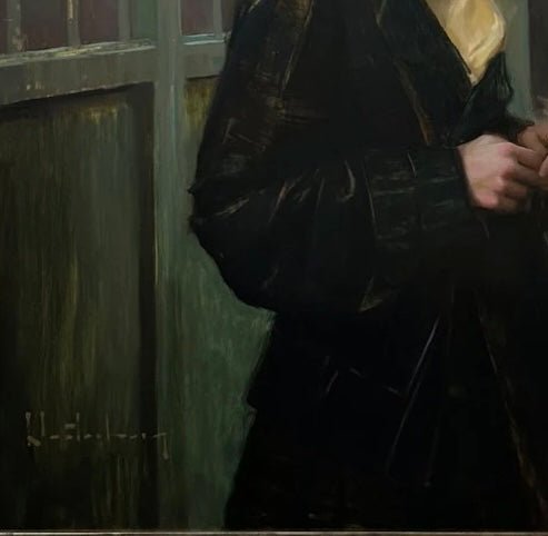 His Coat by Aaron Westerberg at LePrince Galleries