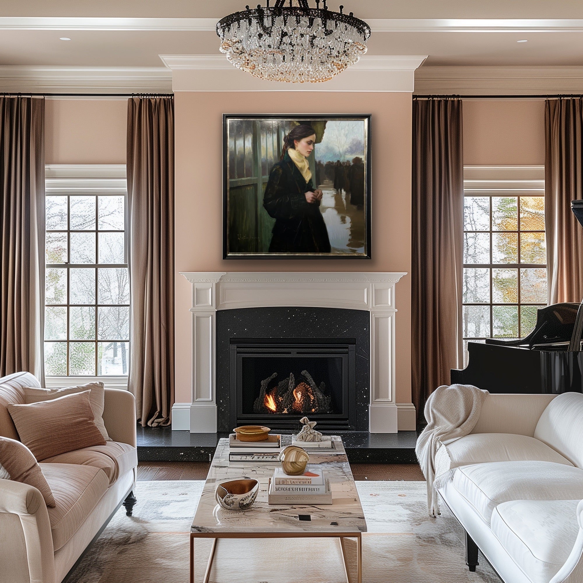 His Coat by Aaron Westerberg at LePrince Galleries