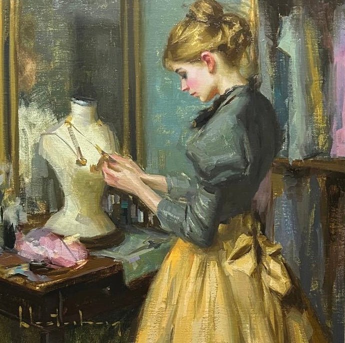 In Her Studio by Aaron Westerberg at LePrince Galleries