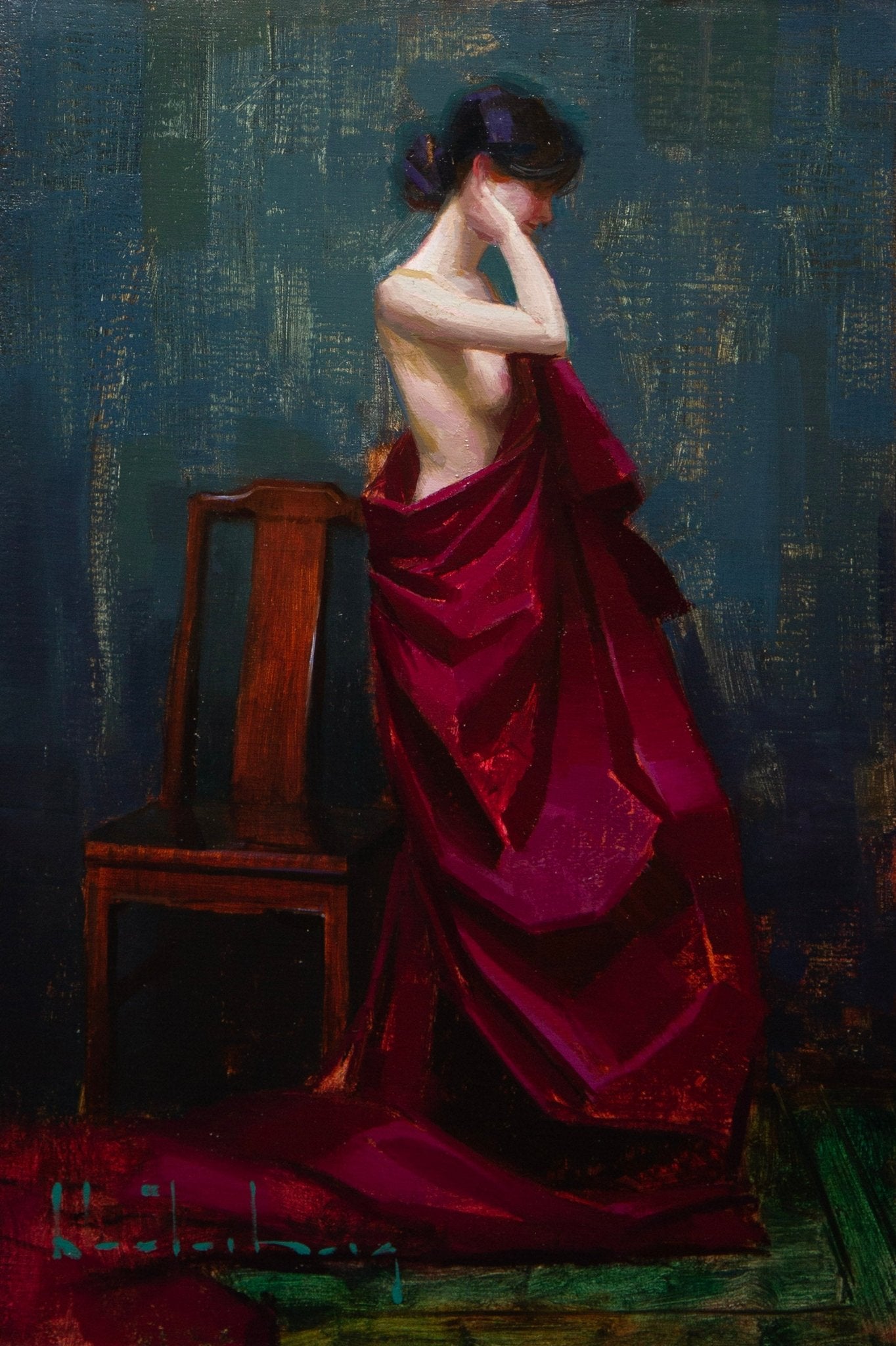 Leaving in Crimson by Aaron Westerberg at LePrince Galleries