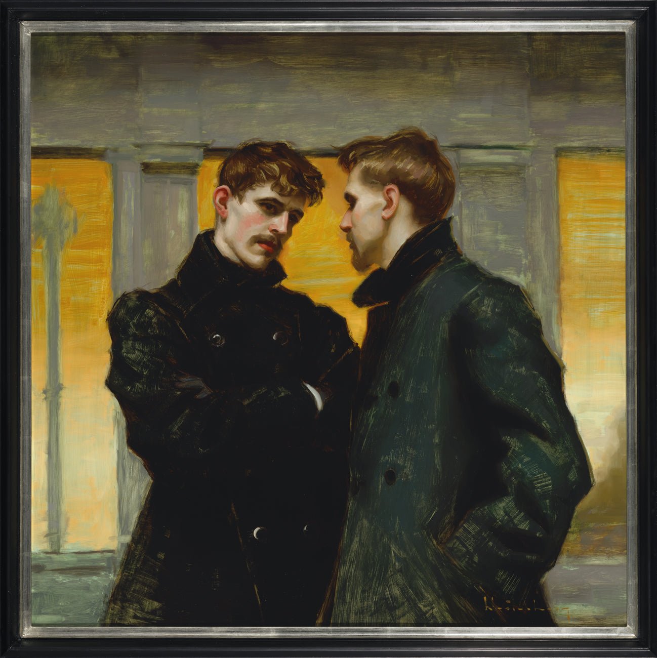 Outside Discussion by Aaron Westerberg at LePrince Galleries