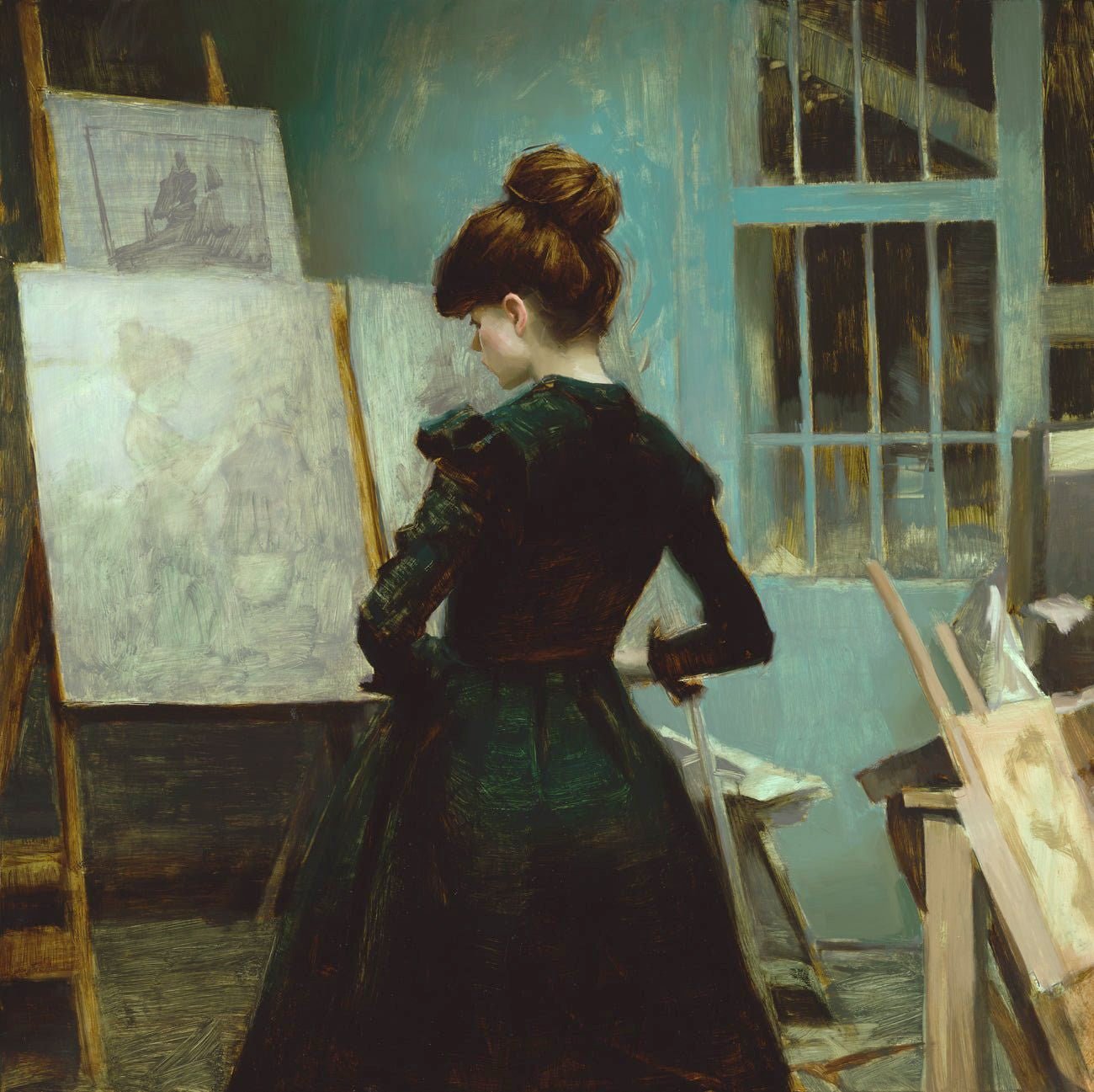 Studio Decision by Aaron Westerberg at LePrince Galleries