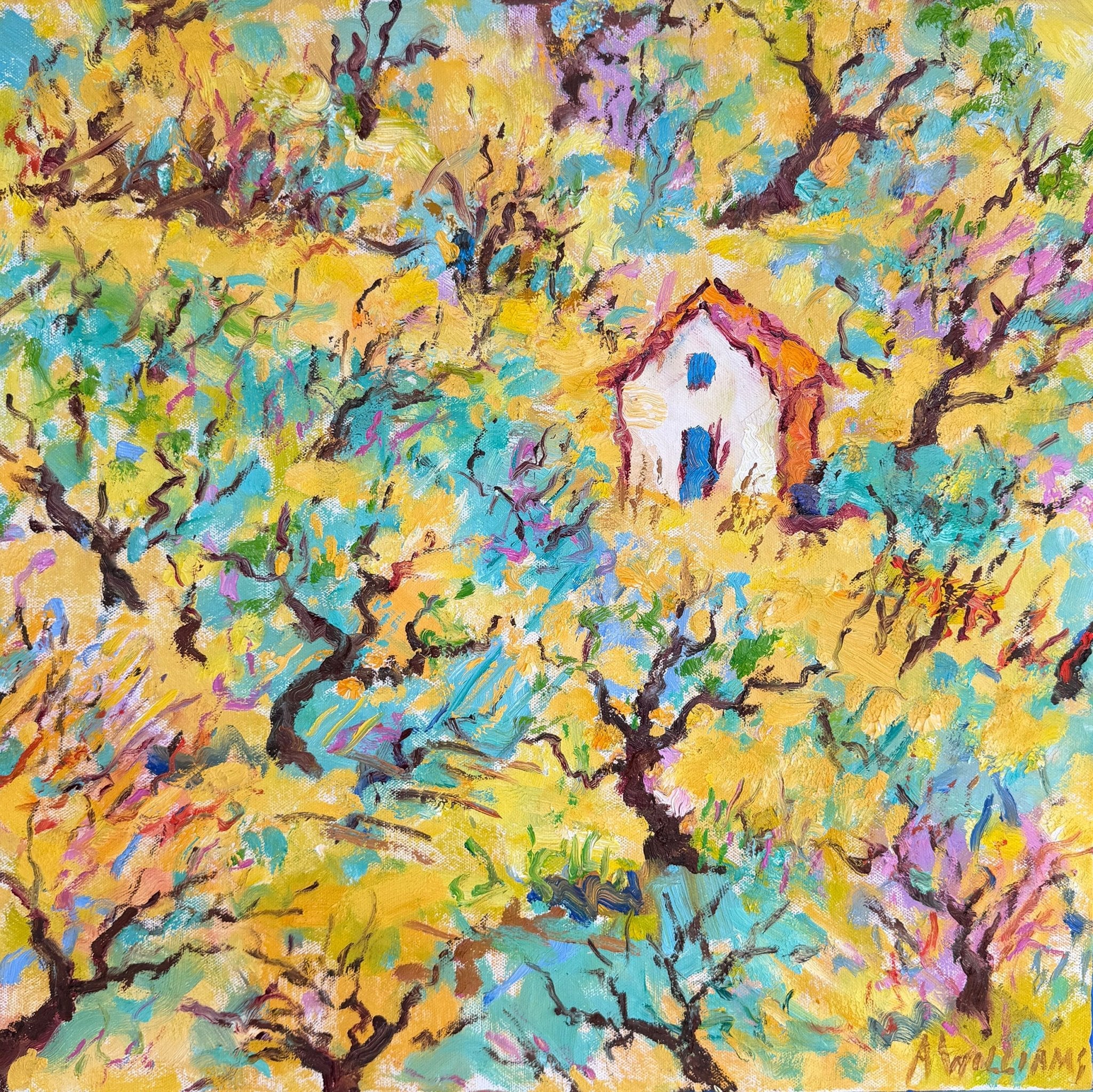 Ansouis Olive Grove by Alice Williams at LePrince Galleries