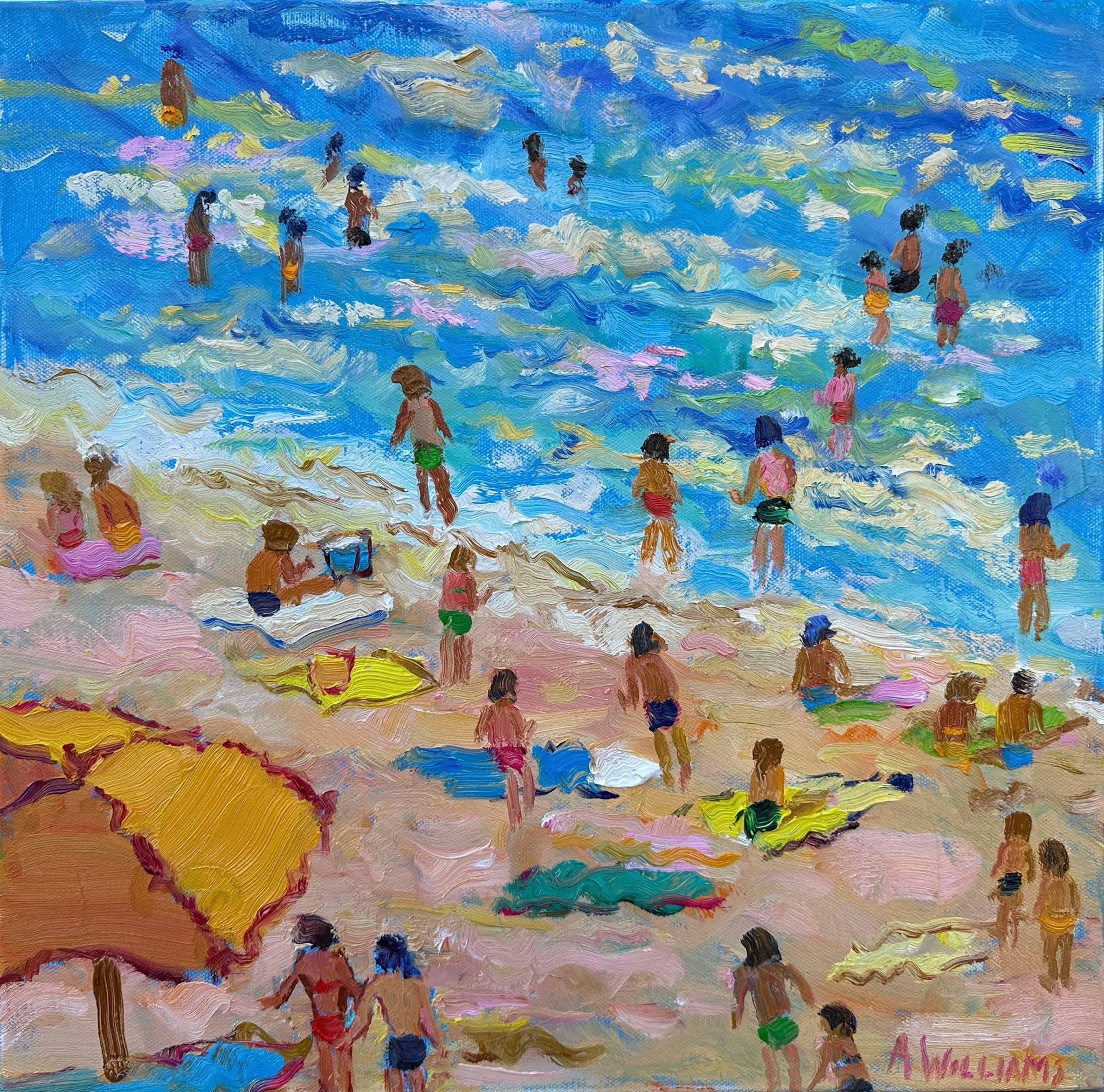 Day at the Beach by Alice Williams at LePrince Galleries