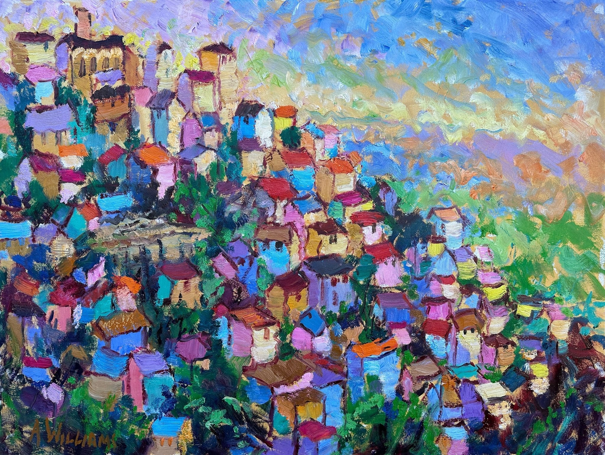 La Magie de Gordes by Alice Williams at LePrince Galleries