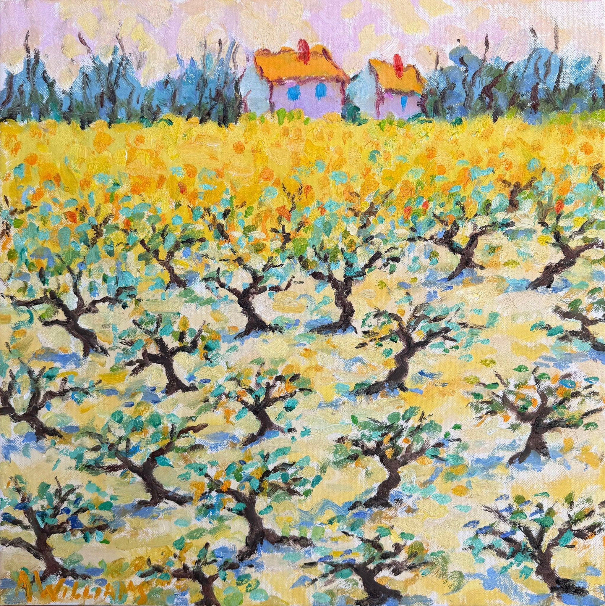 Provence Olive Grove by Alice Williams at LePrince Galleries