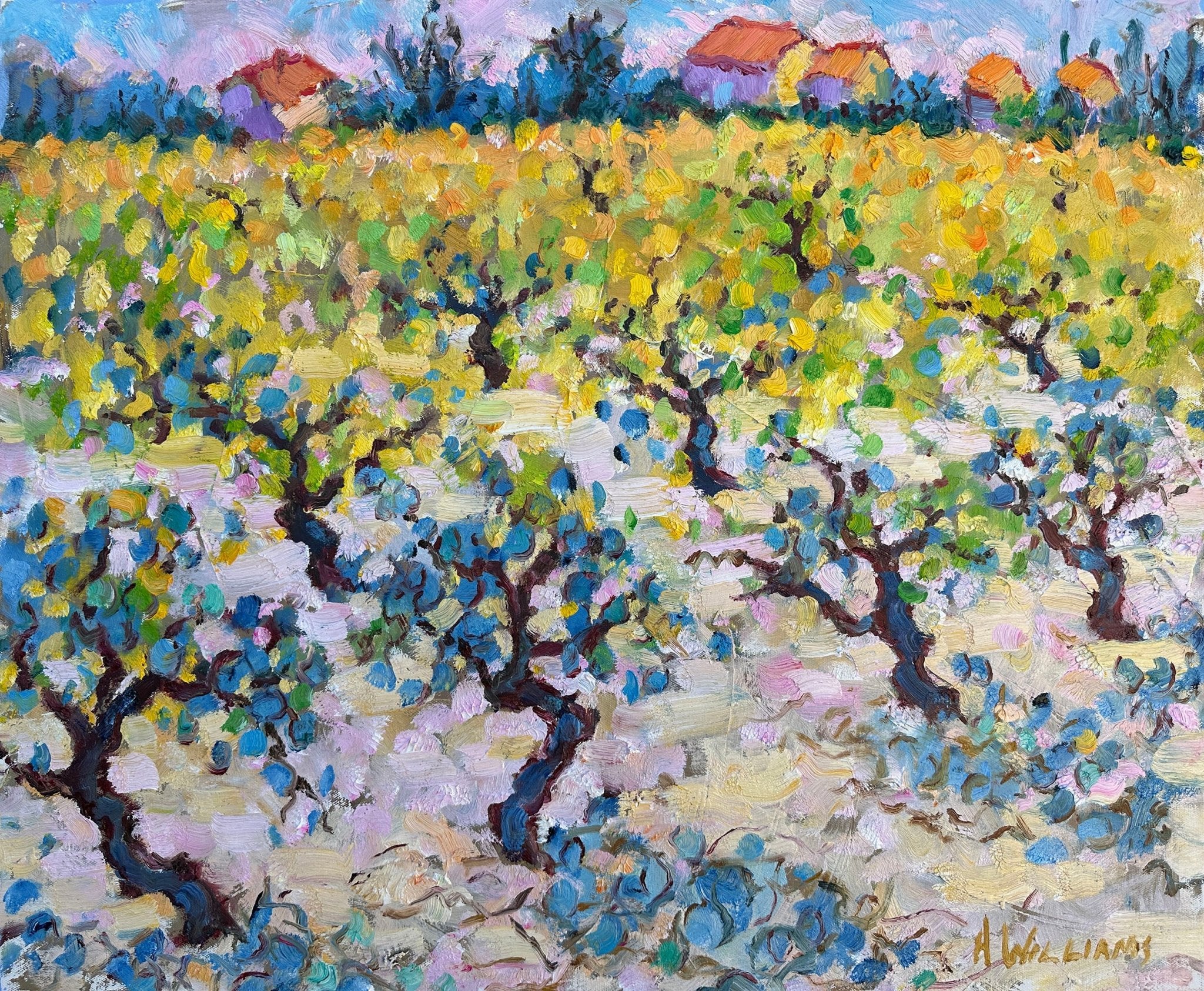 Provence Vineyards by Alice Williams at LePrince Galleries