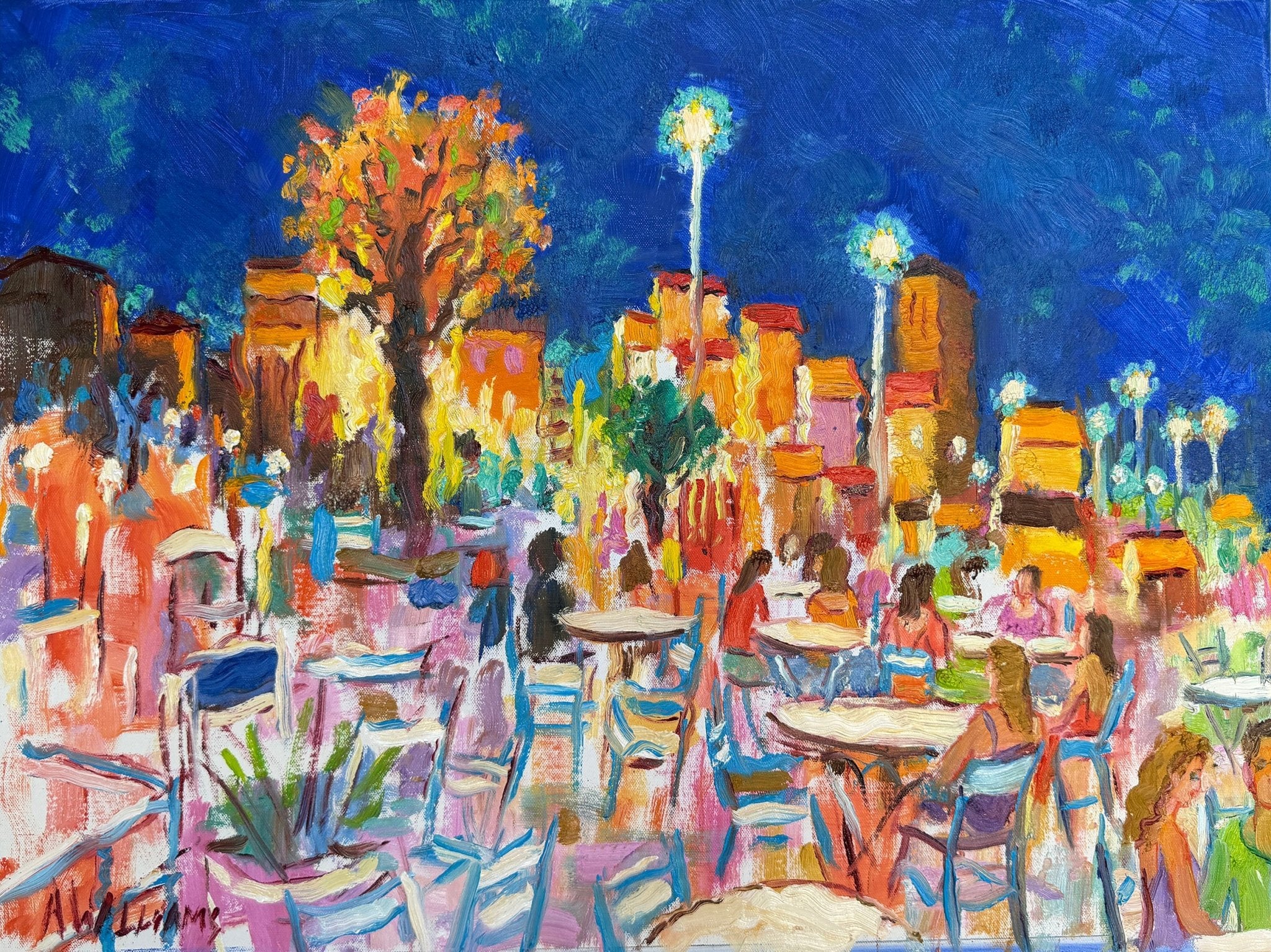 Saint-Maxime Skyline by Alice Williams at LePrince Galleries