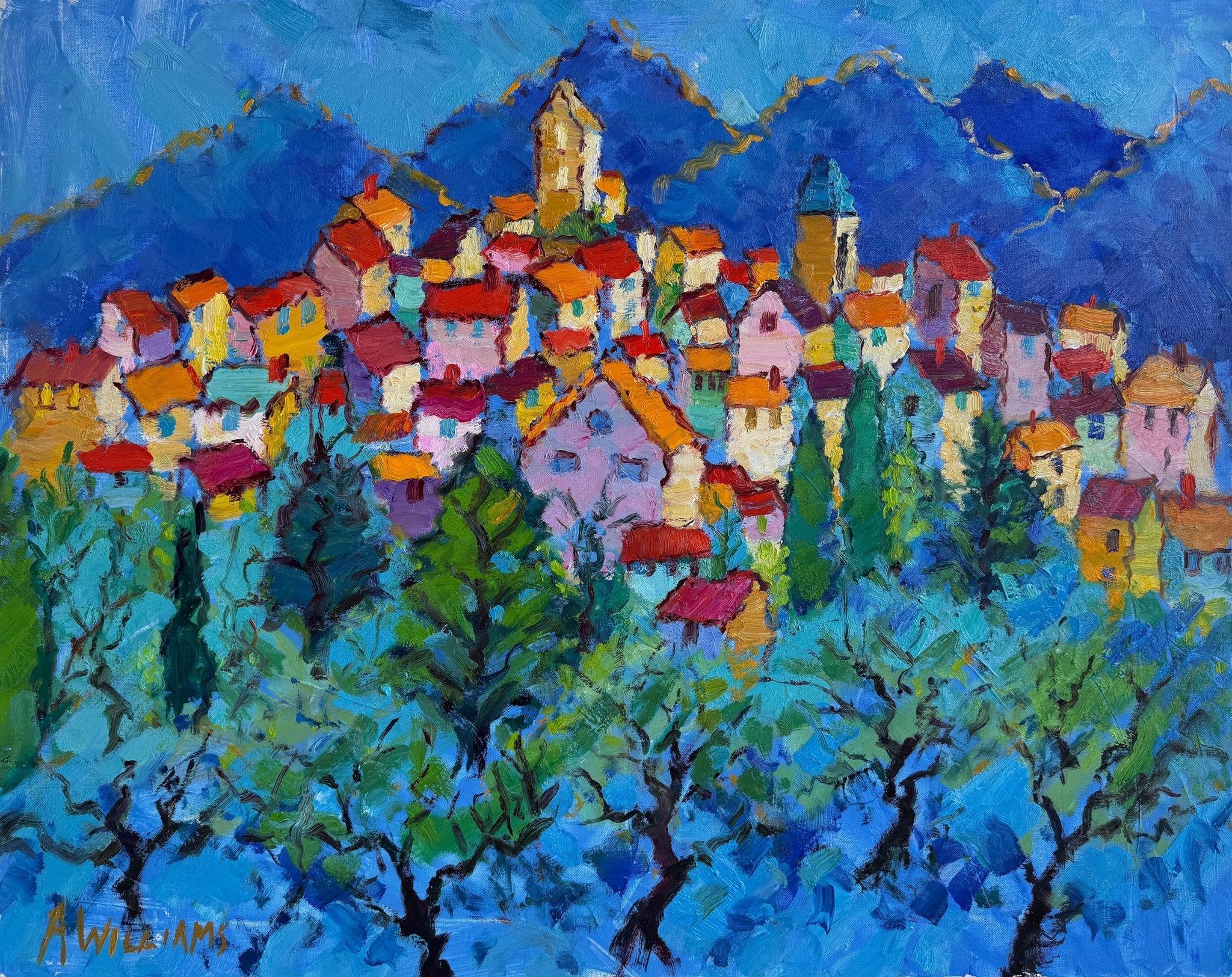 Study in Blue by Alice Williams at LePrince Galleries