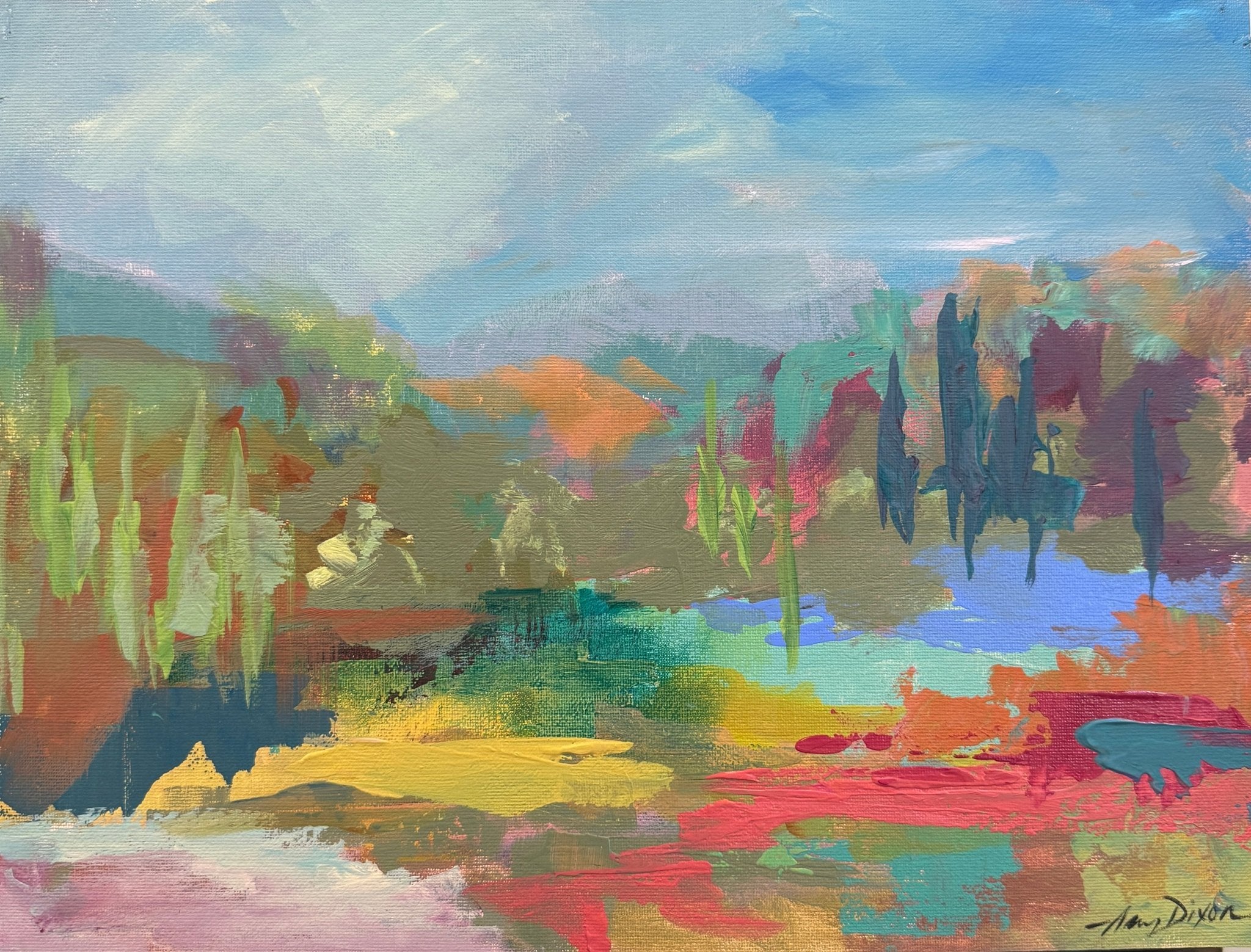 By the Pond by Amy Dixon at LePrince Galleries