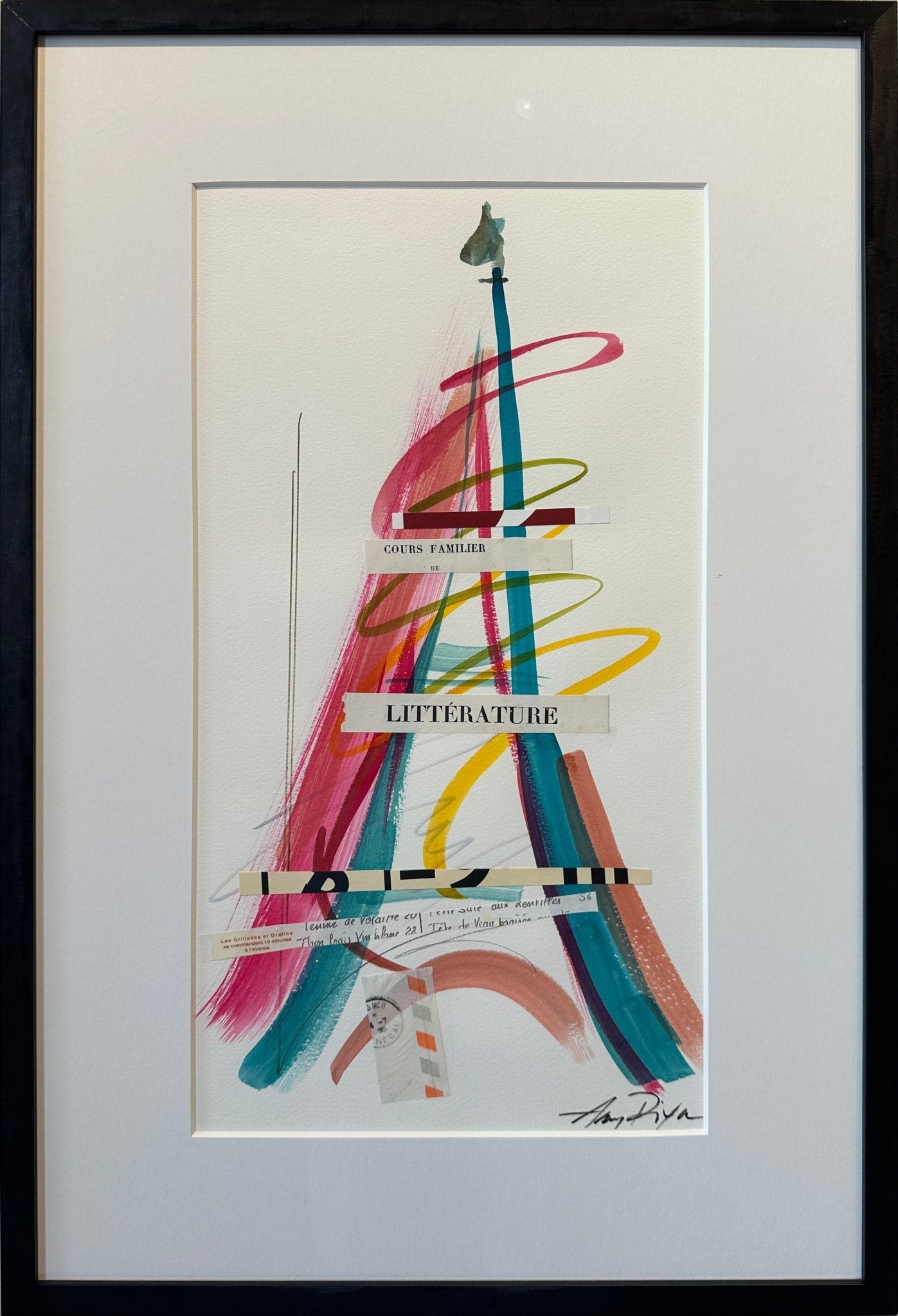 Eiffel, Litterature by Amy Dixon at LePrince Galleries