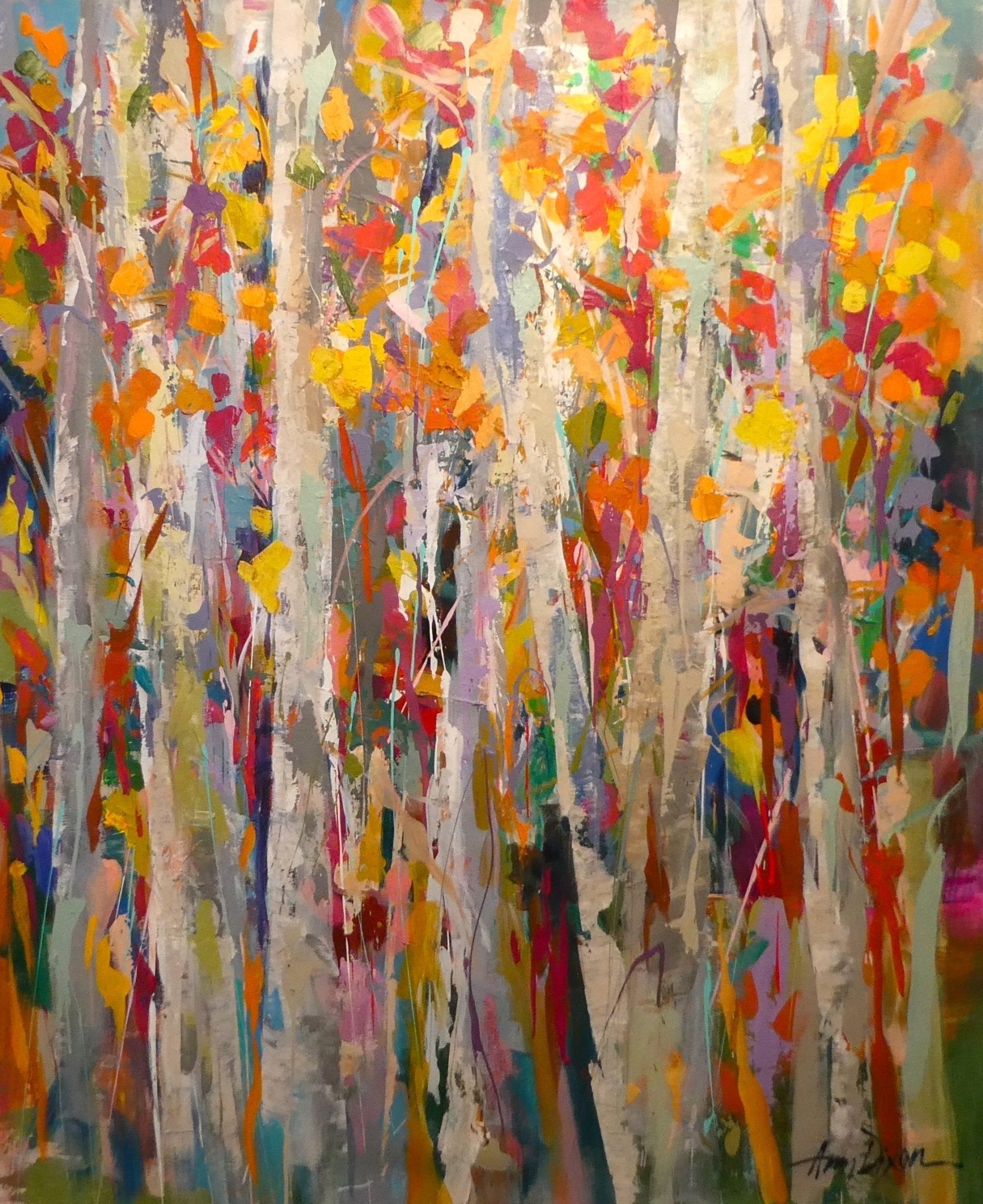 Happy Hiking by Amy Dixon at LePrince Galleries