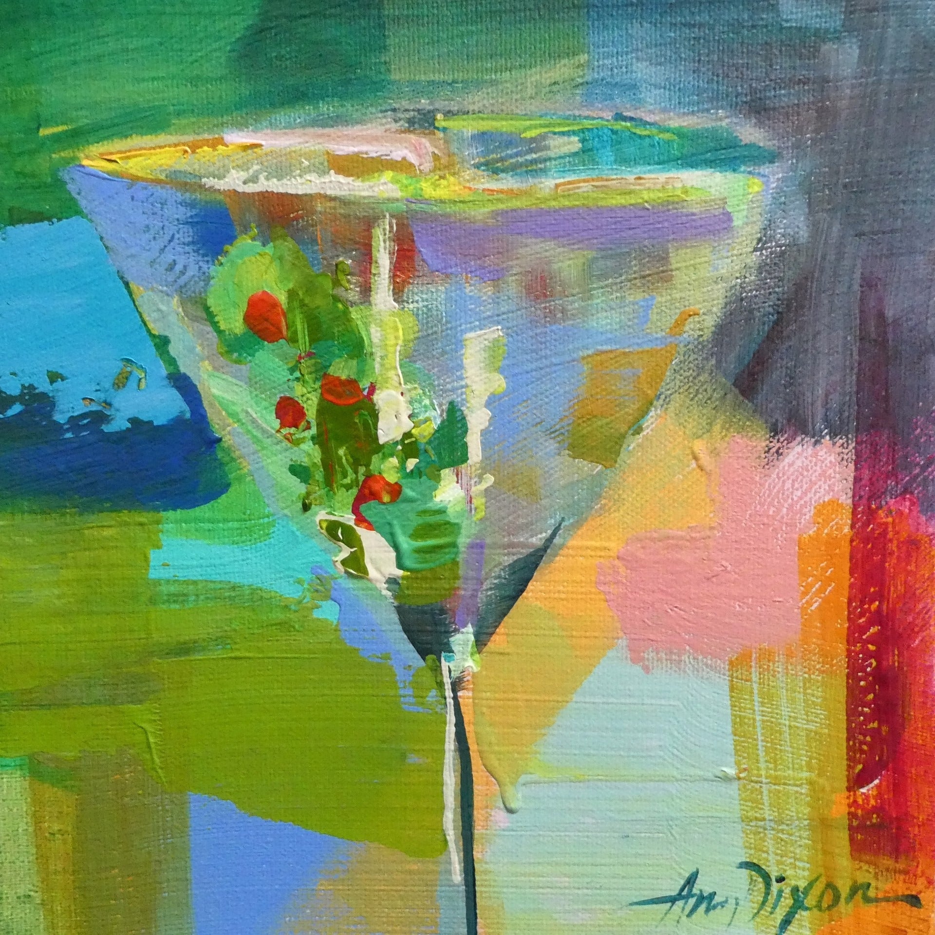 Martini Bleu by Amy Dixon at LePrince Galleries