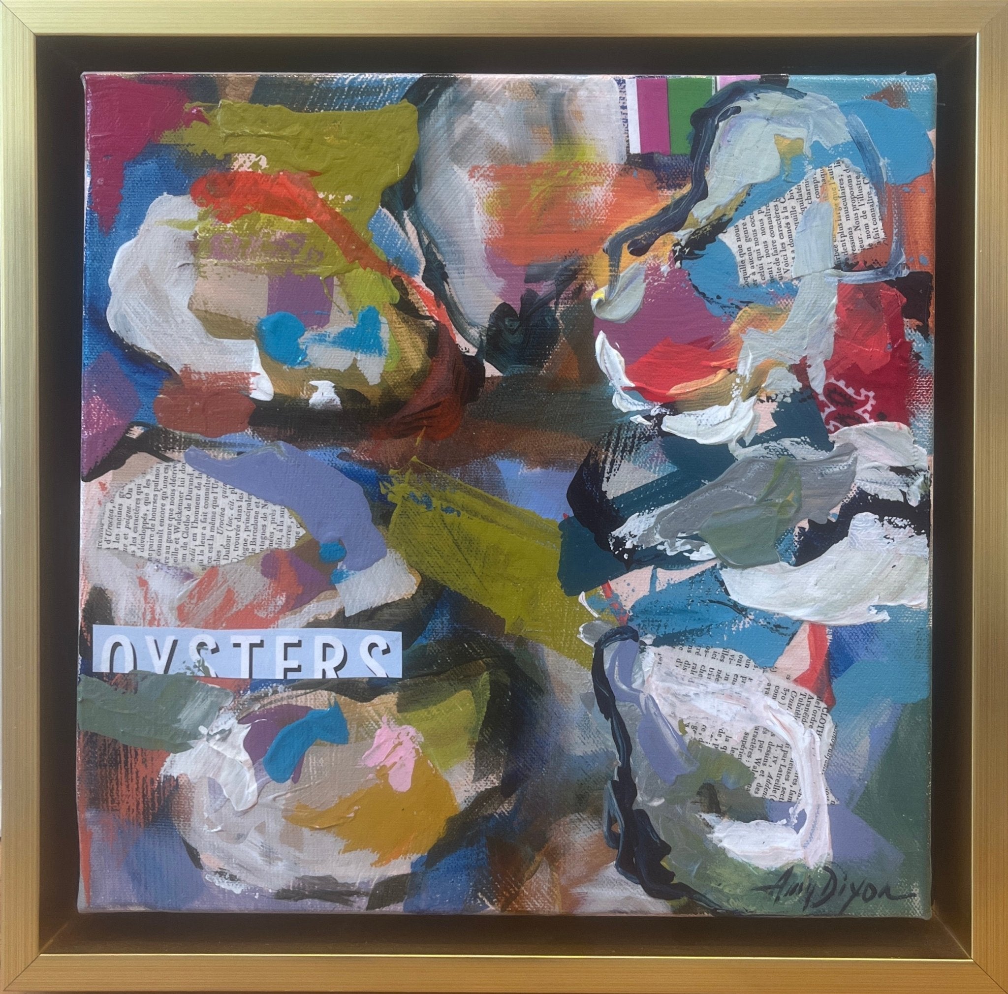 Oyster Daily News No. 4 by Amy Dixon at LePrince Galleries
