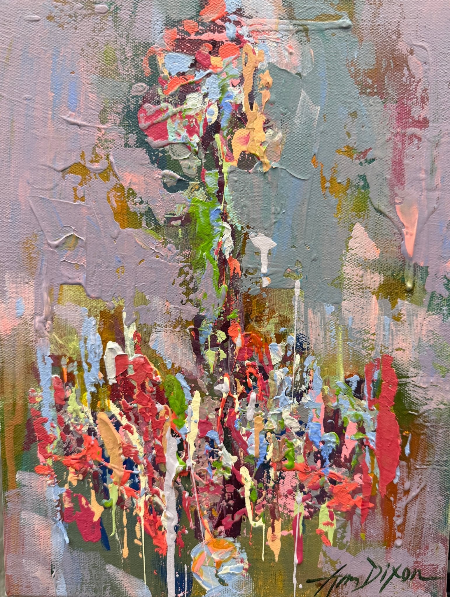 Petite Chandelier, Lavender by Amy Dixon at LePrince Galleries