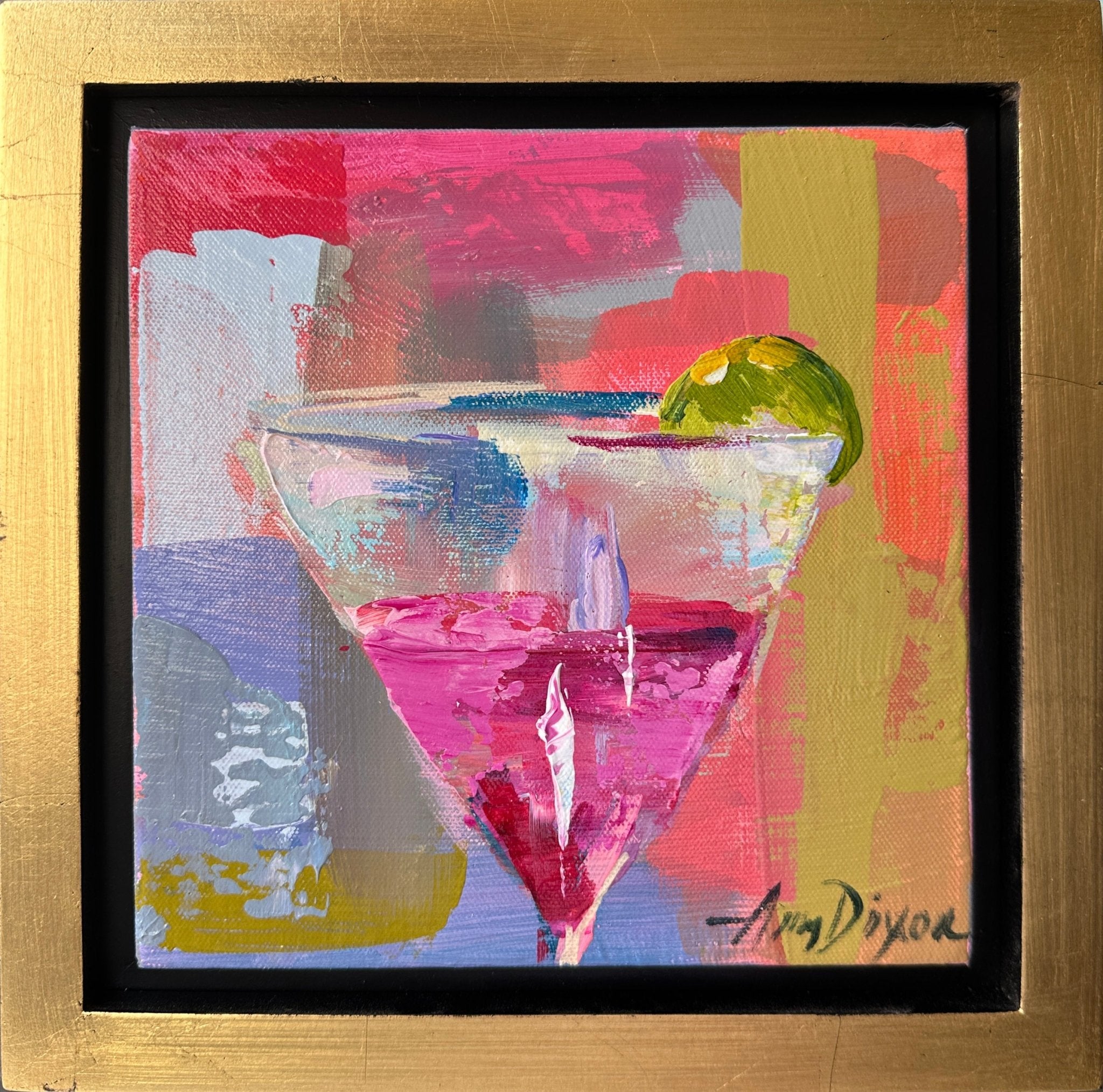Pretty Pink Cosmo No.1 by Amy Dixon at LePrince Galleries