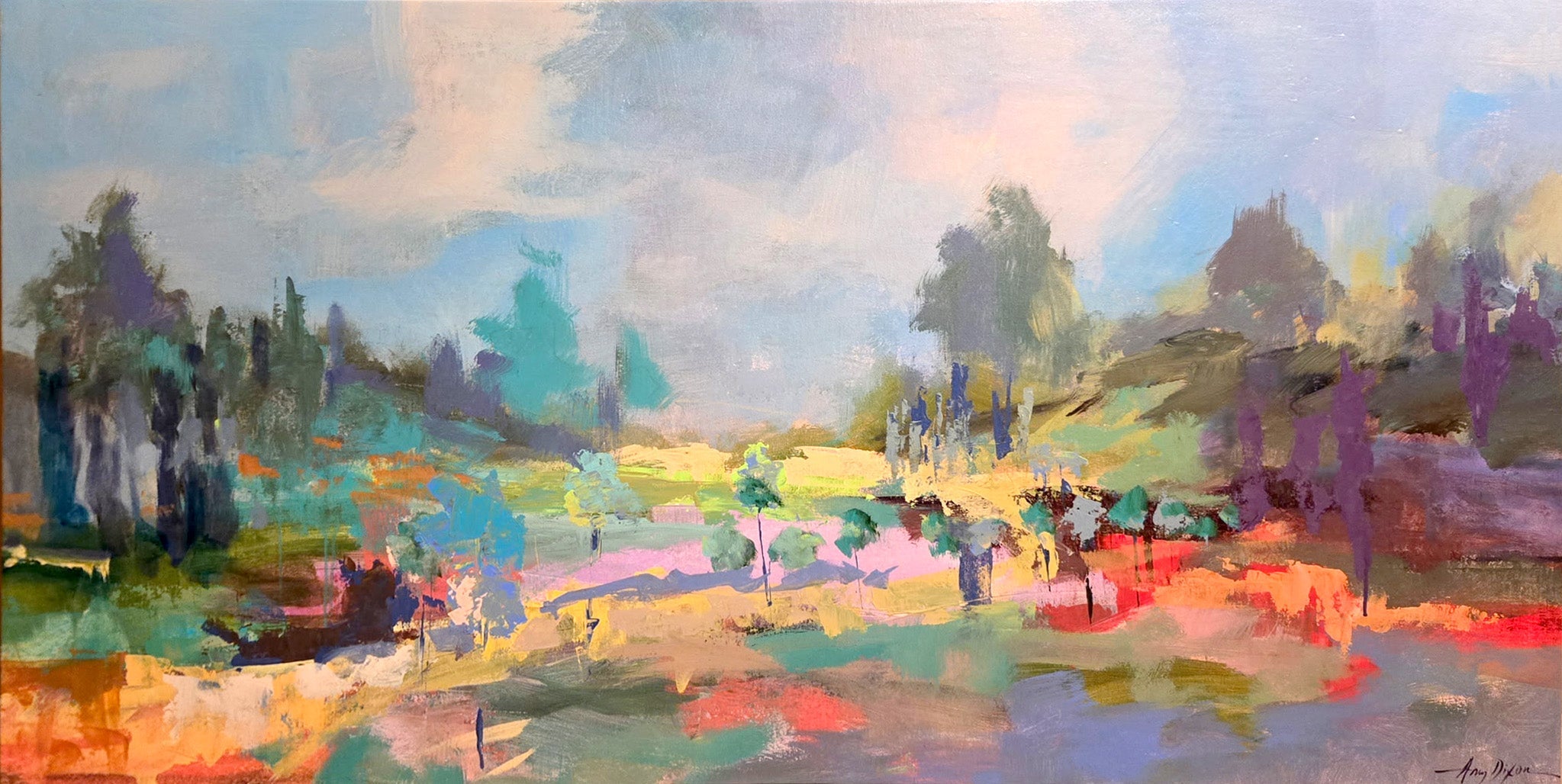 Pure Joy, Chateau Orquevaux by Amy Dixon at LePrince Galleries