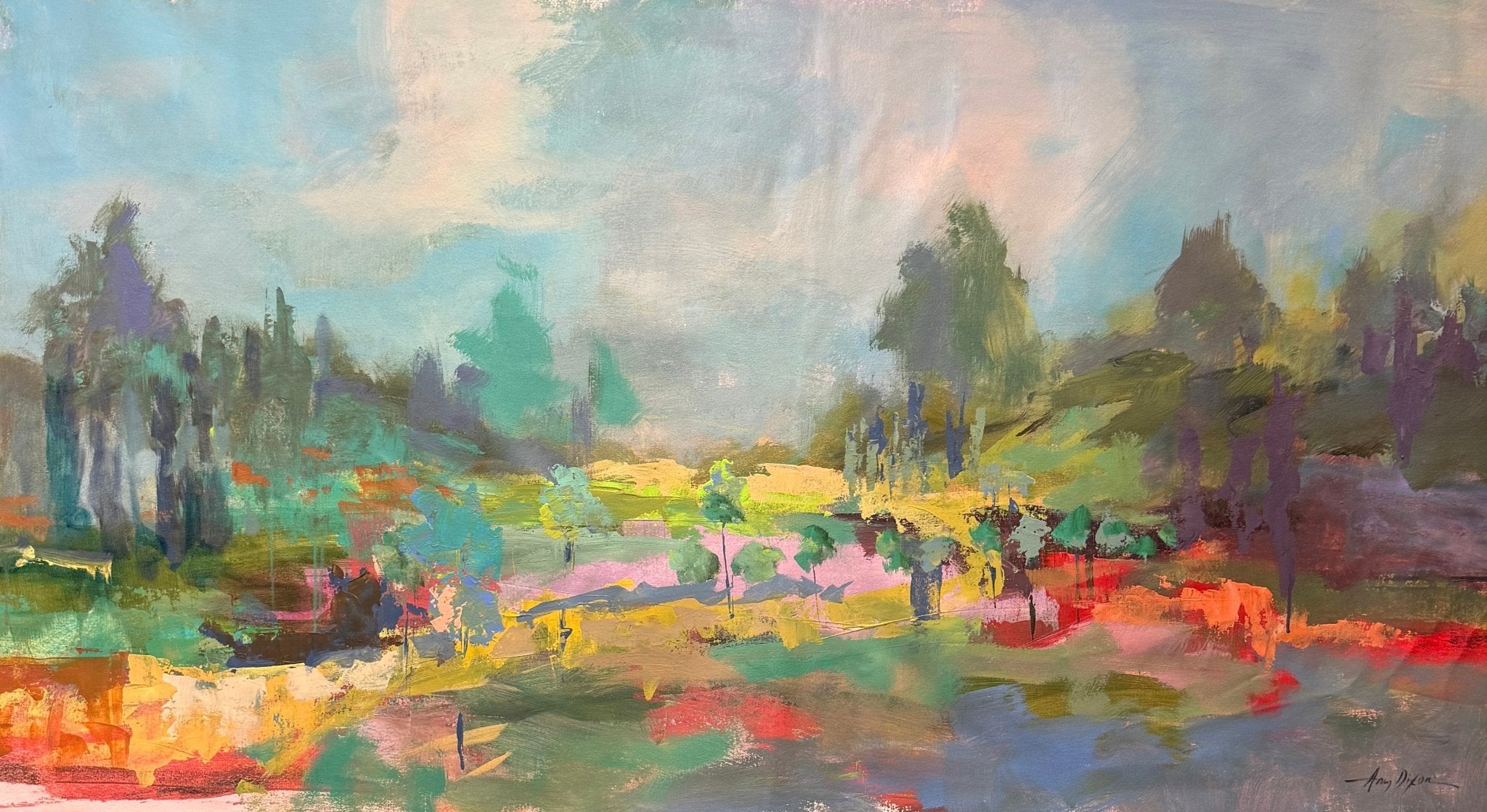 Pure Joy, Chateau Orquevaux by Amy Dixon at LePrince Galleries