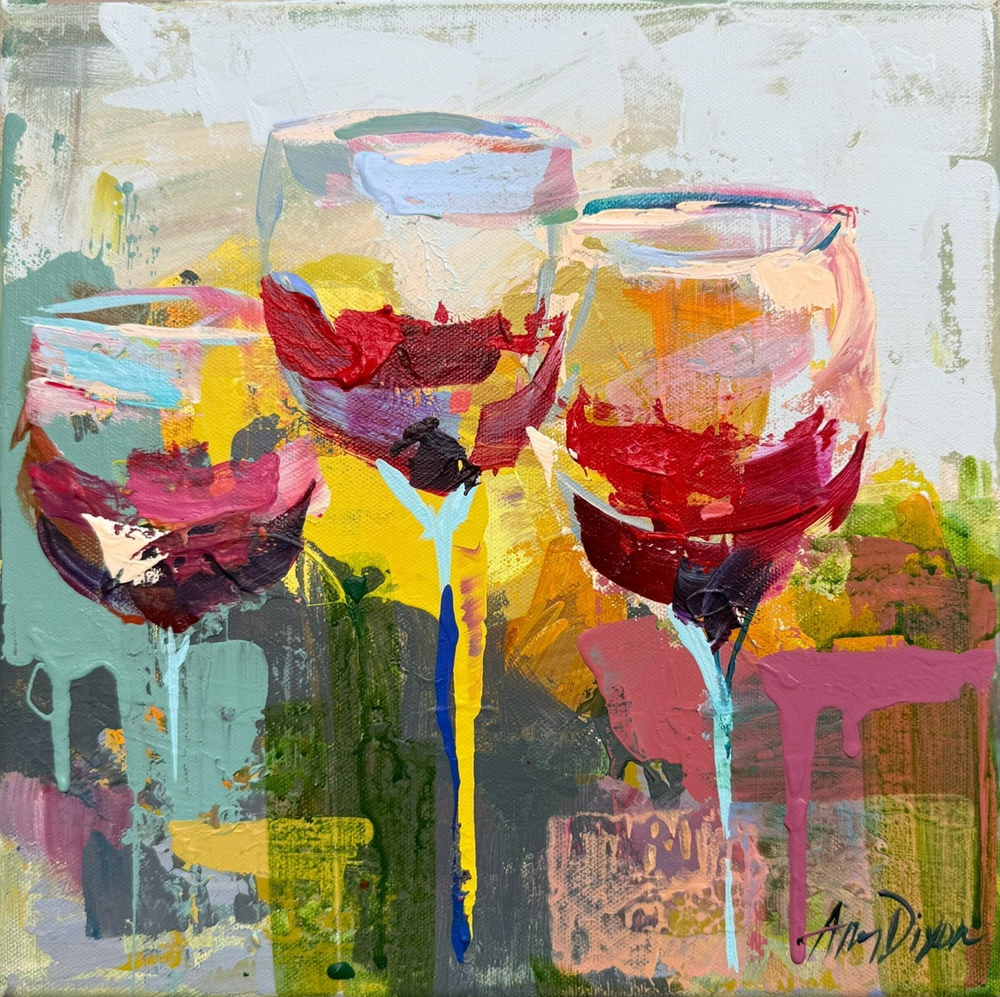 Suggestion of Red by Amy Dixon at LePrince Galleries