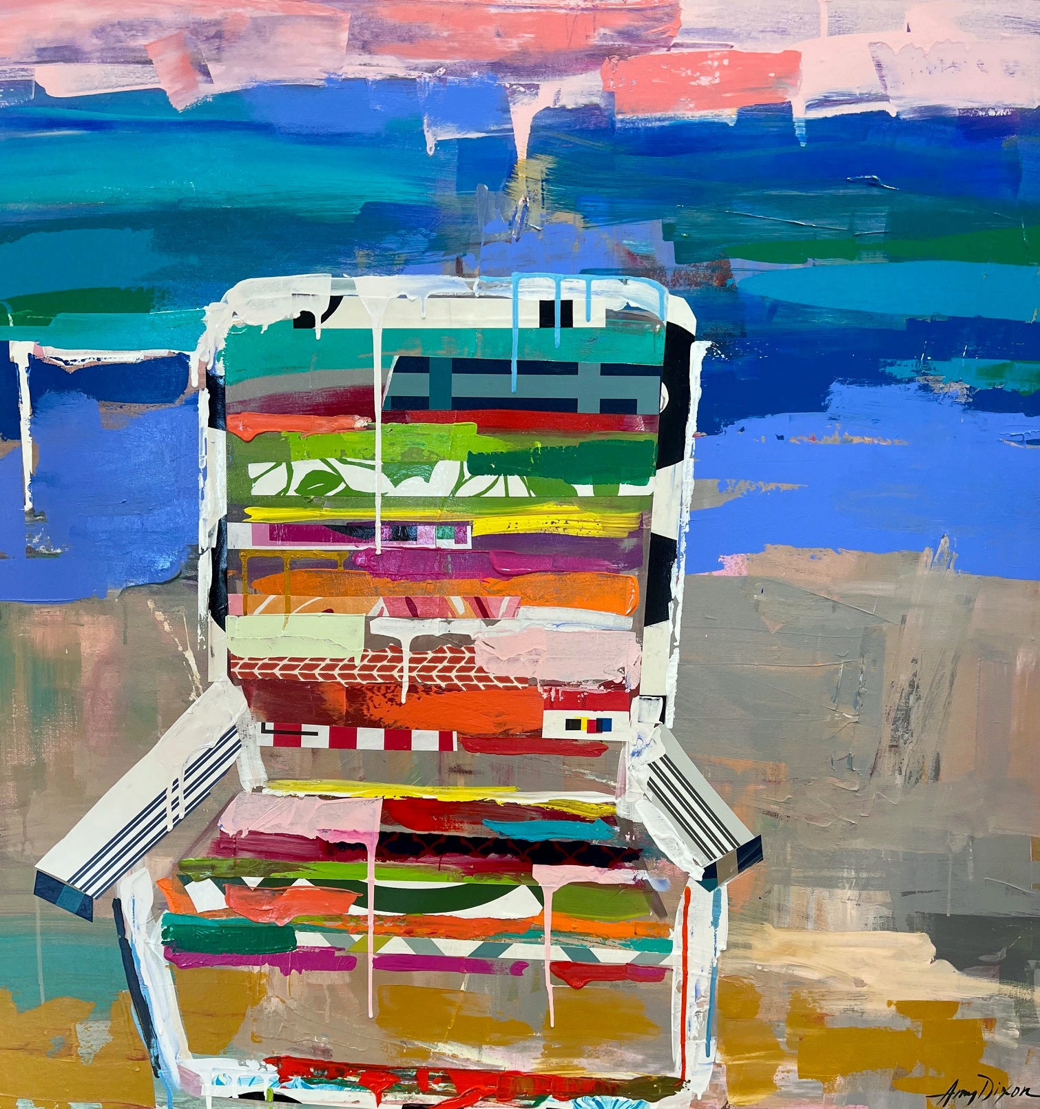 The Beach Chair by Amy Dixon at LePrince Galleries