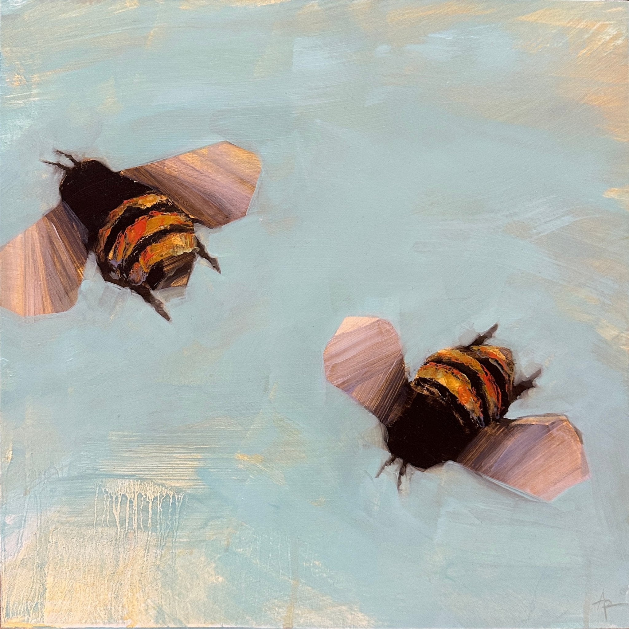 Bees 2 - 65 by Angie Renfro at LePrince Galleries
