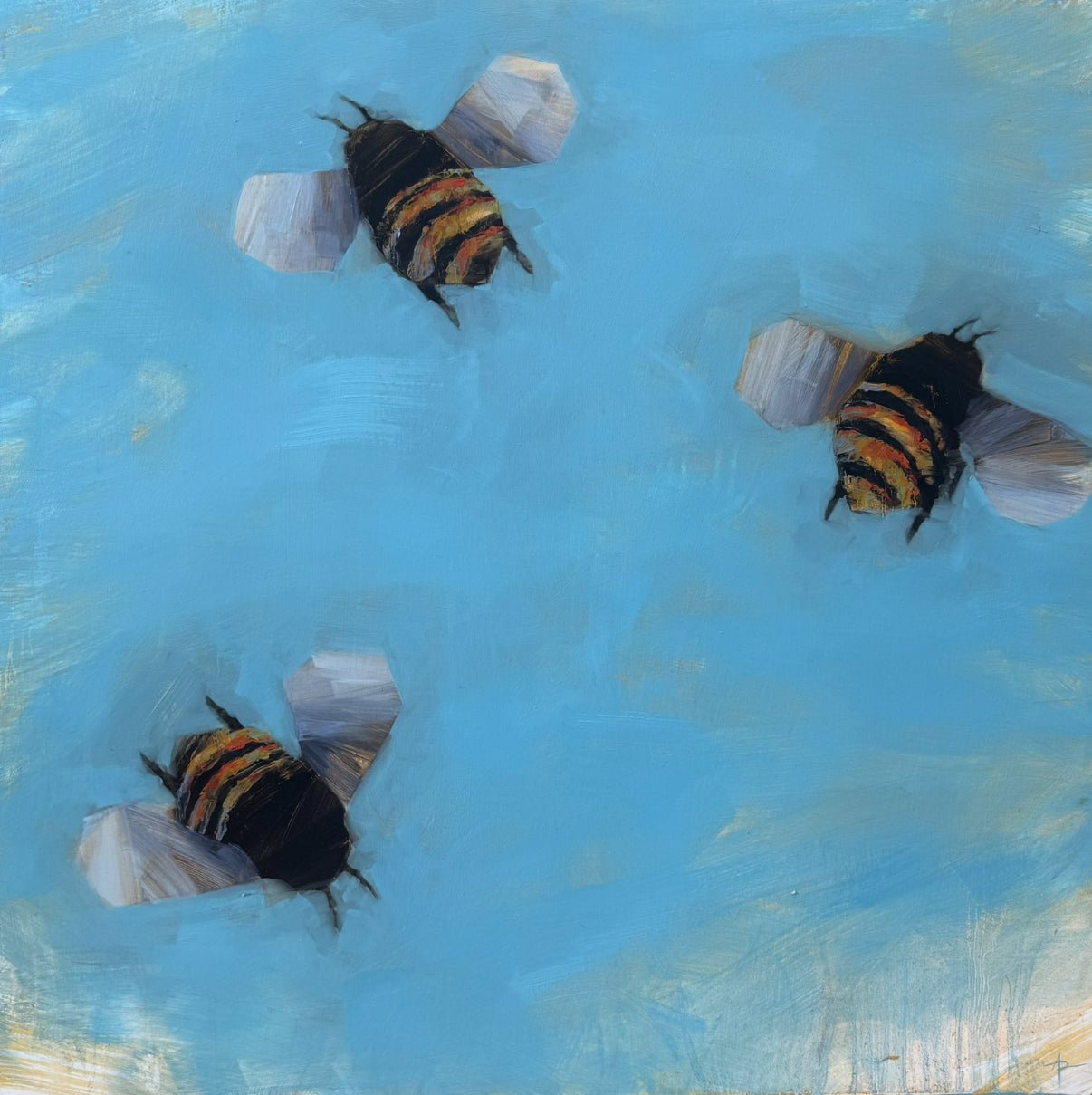 Bees 2 - 69 by Angie Renfro at LePrince Galleries