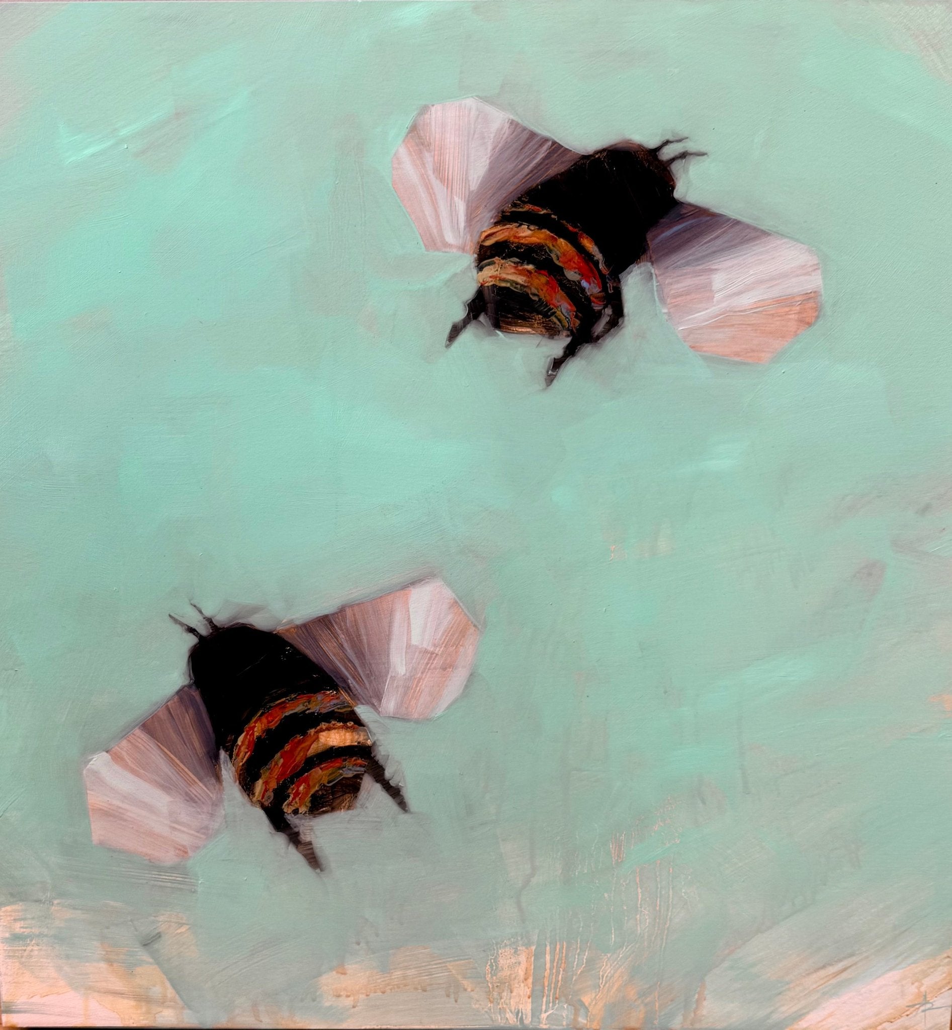 Bees 2 - 70 by Angie Renfro at LePrince Galleries