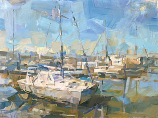 Bohicket Marina by Curt Butler at LePrince Galleries