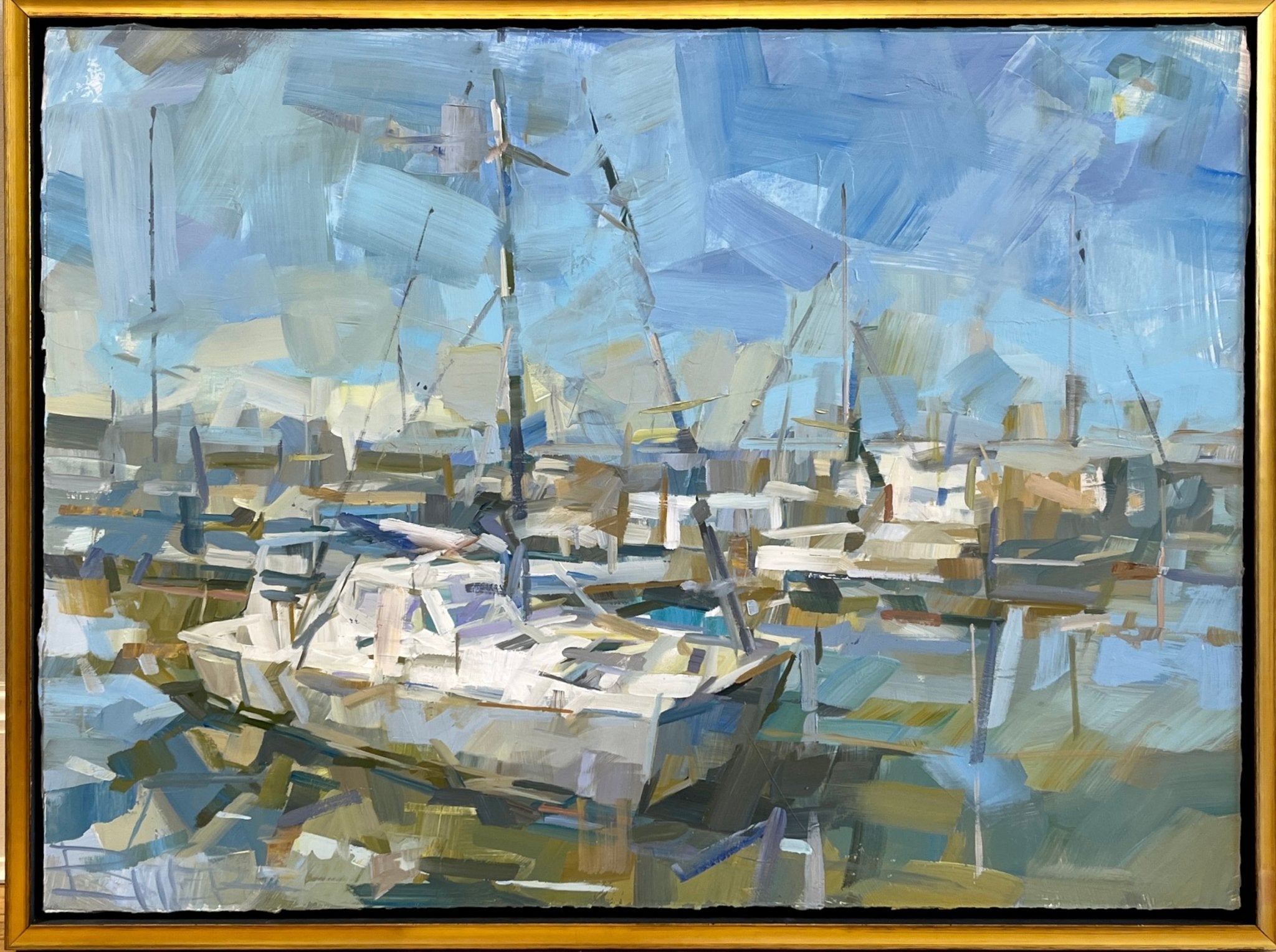 Bohicket Marina by Curt Butler at LePrince Galleries