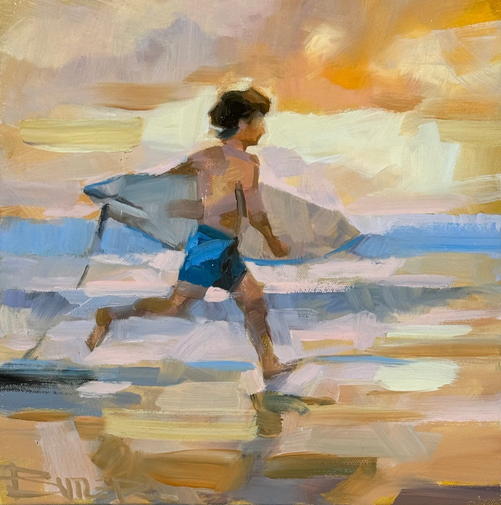Chasing Surf by Curt Butler at LePrince Galleries