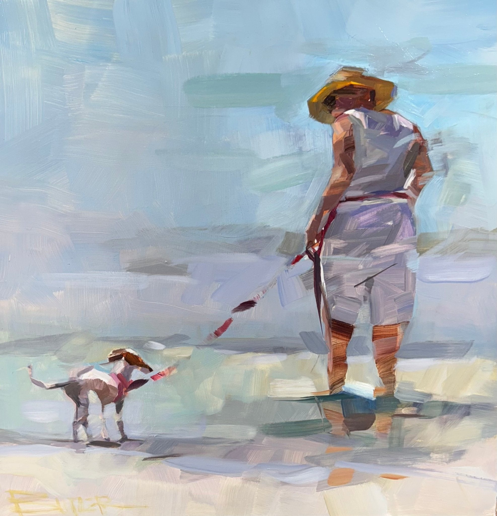 First Wave Jitters by Curt Butler at LePrince Galleries