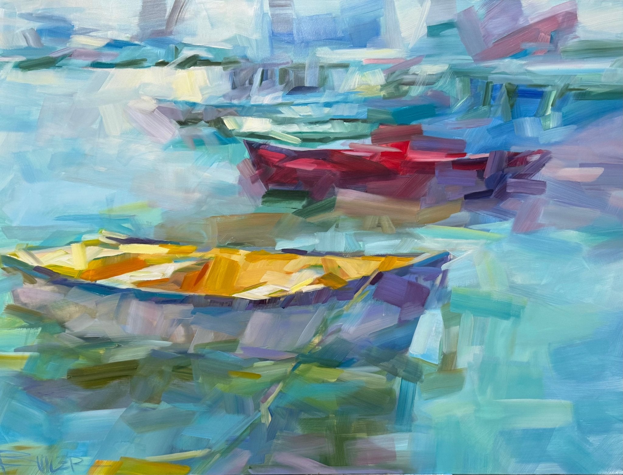 Harbor Rhythms by Curt Butler at LePrince Galleries