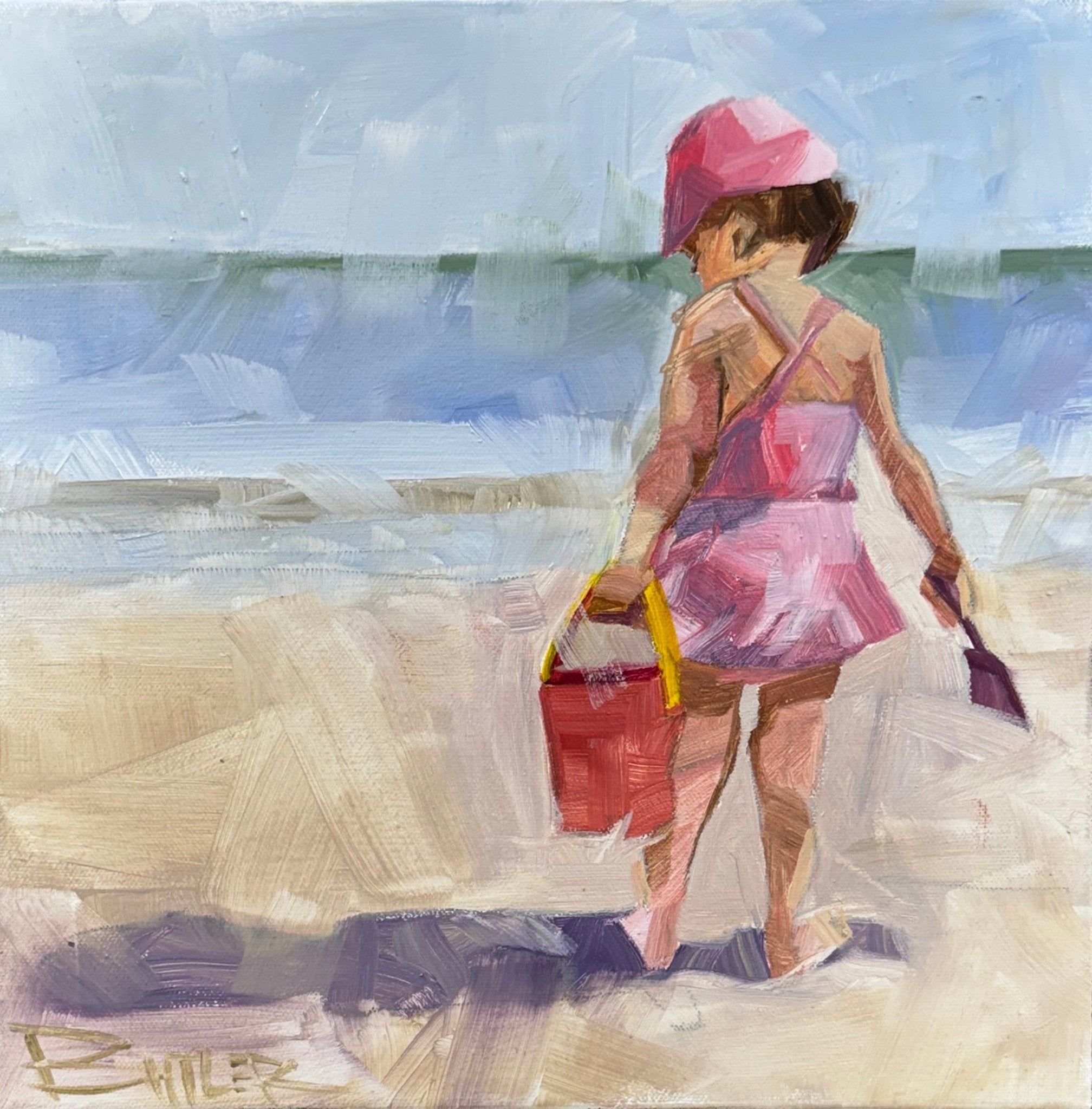 Pretty in Pink by Curt Butler at LePrince Galleries