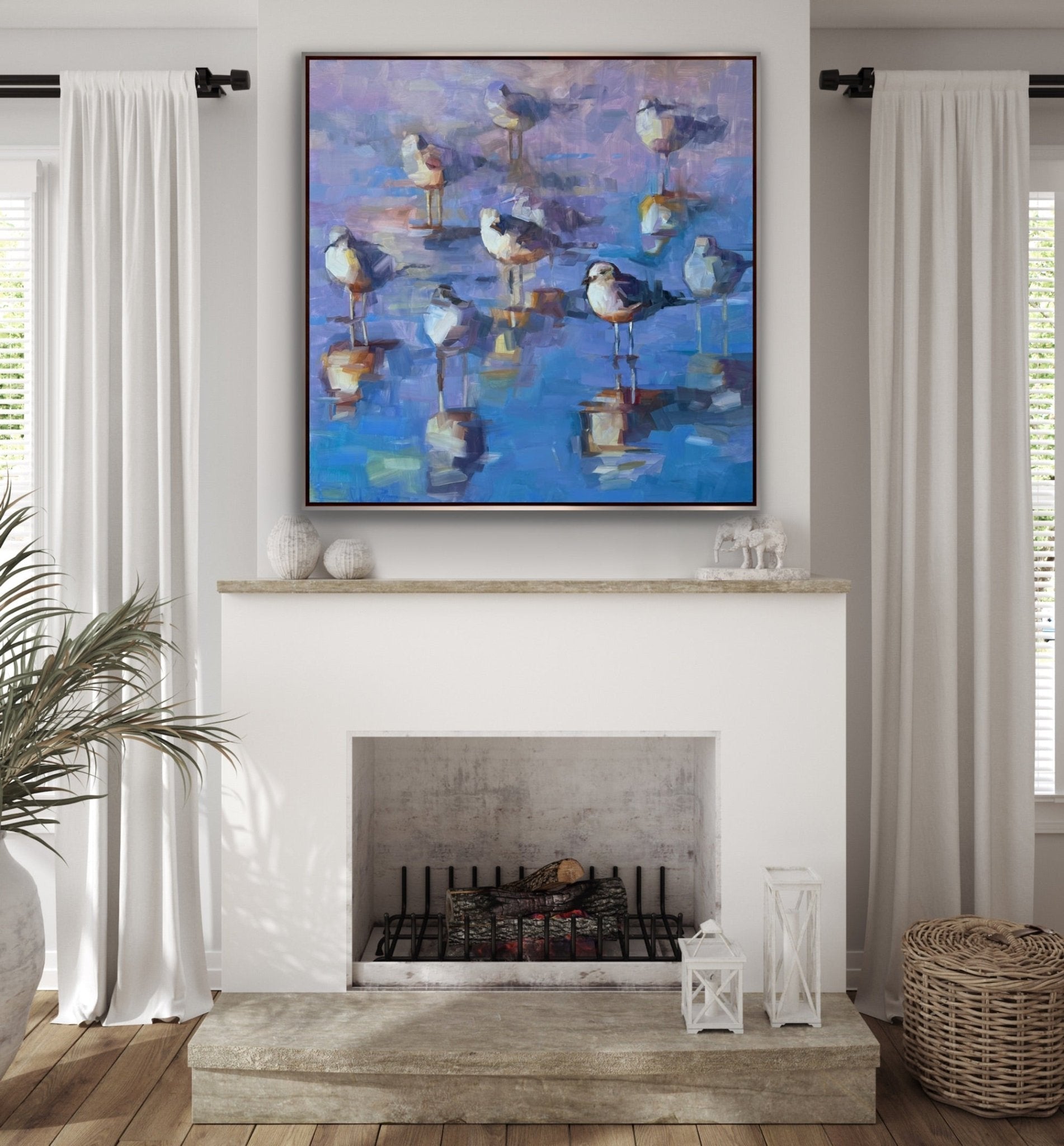 Reflections in Blue by Curt Butler at LePrince Galleries