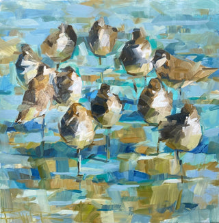 Shorebird Gathering by Curt Butler at LePrince Galleries