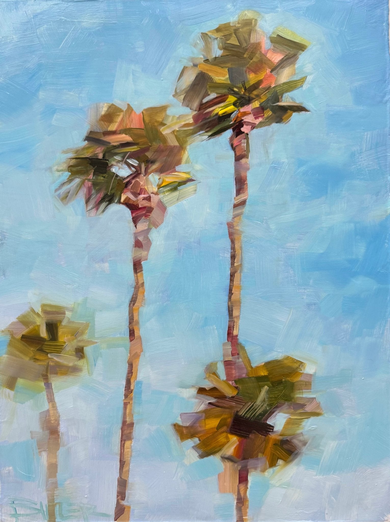 Skyward Palms by Curt Butler at LePrince Galleries