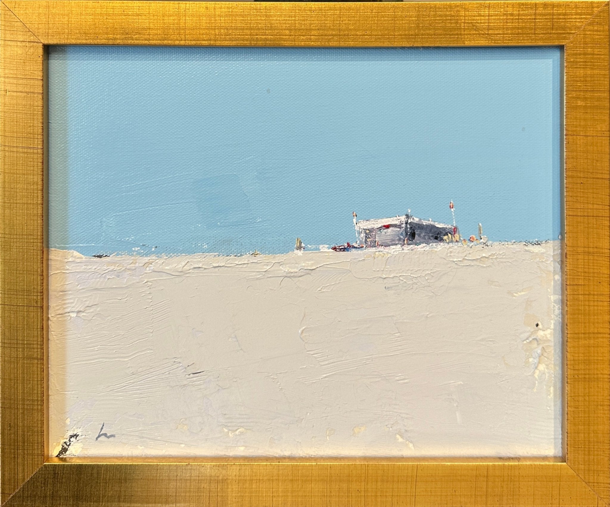 Beach Shacks II by Deborah Hill at LePrince Galleries