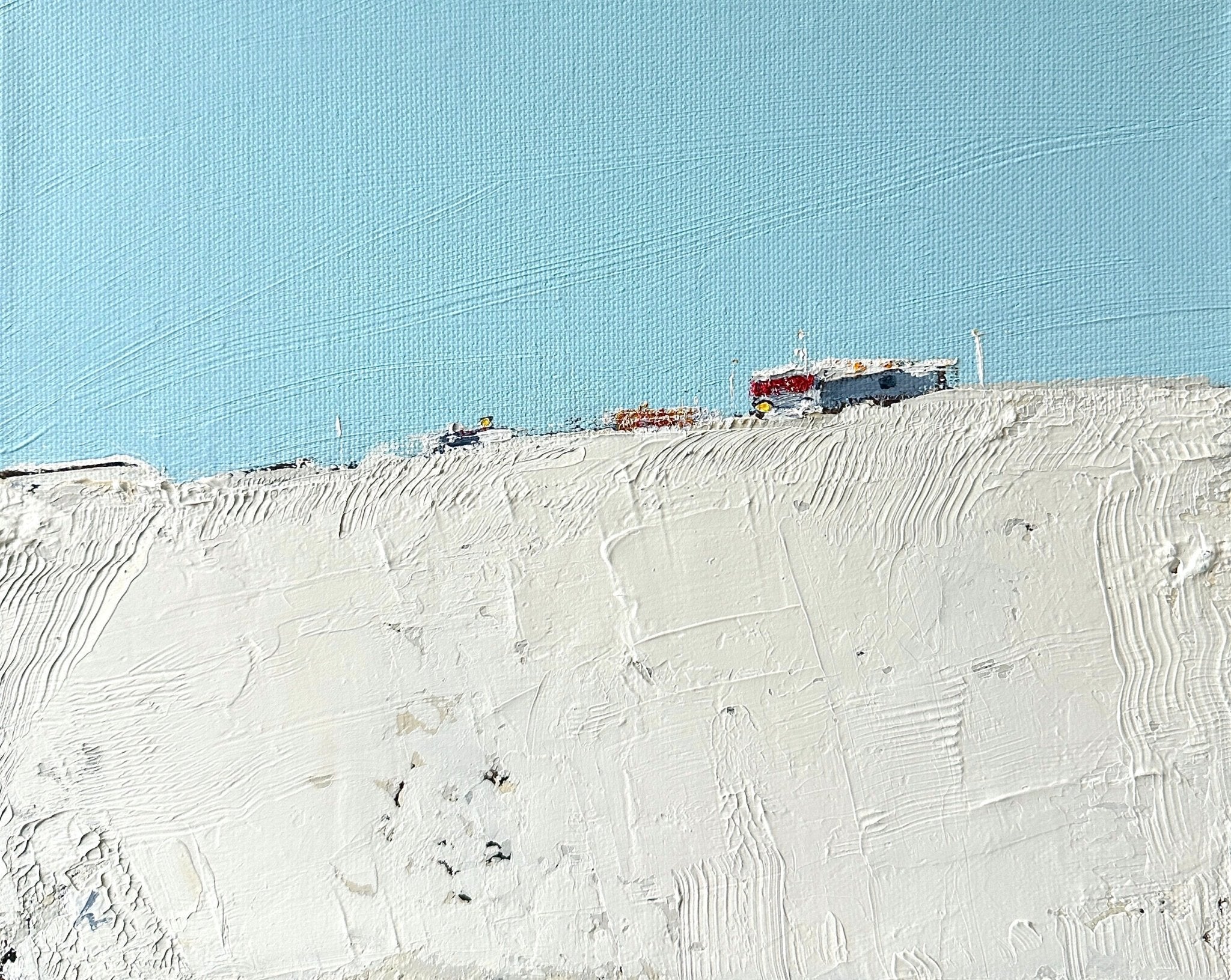 Beach Shacks III by Deborah Hill at LePrince Galleries